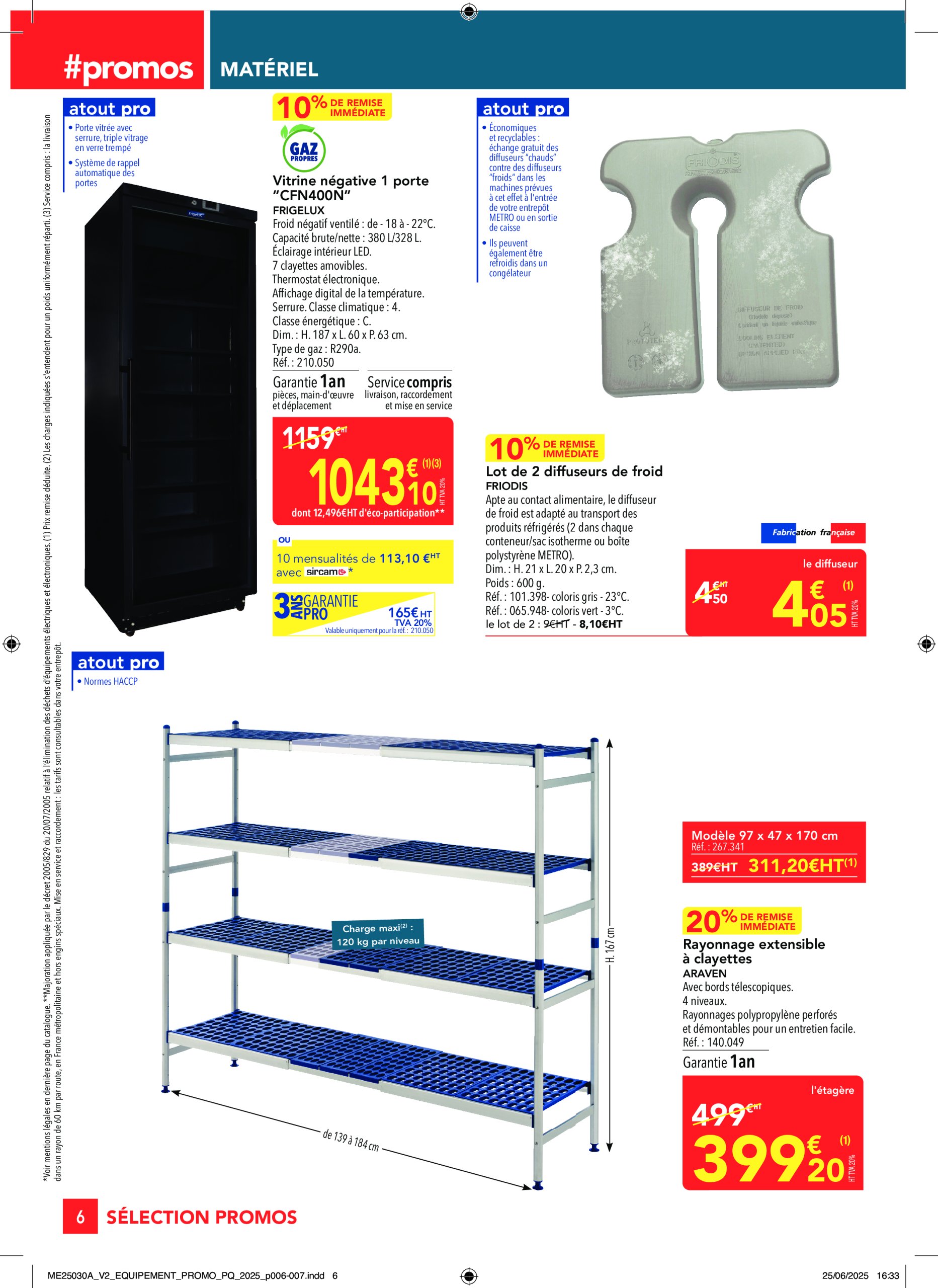 metro - Catalogue Metro - Sélection Promos Equipement valable du 17/07 au 13/08 - page: 6