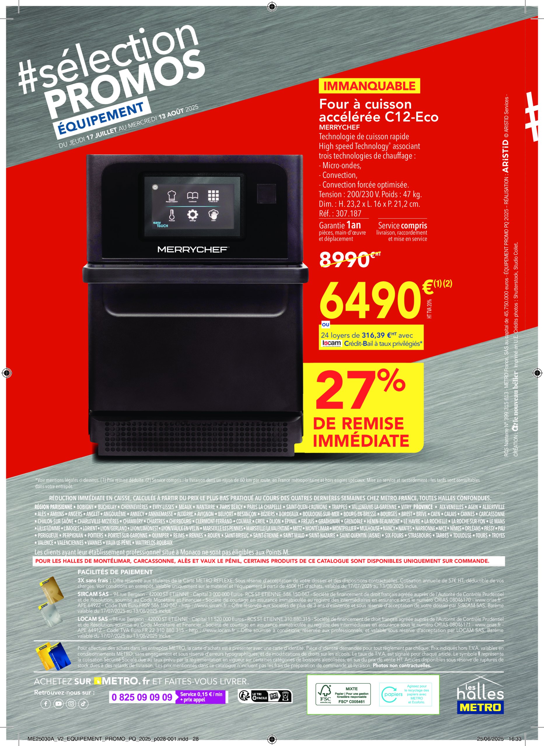 metro - Catalogue Metro - Sélection Promos Equipement valable du 17/07 au 13/08 - page: 28
