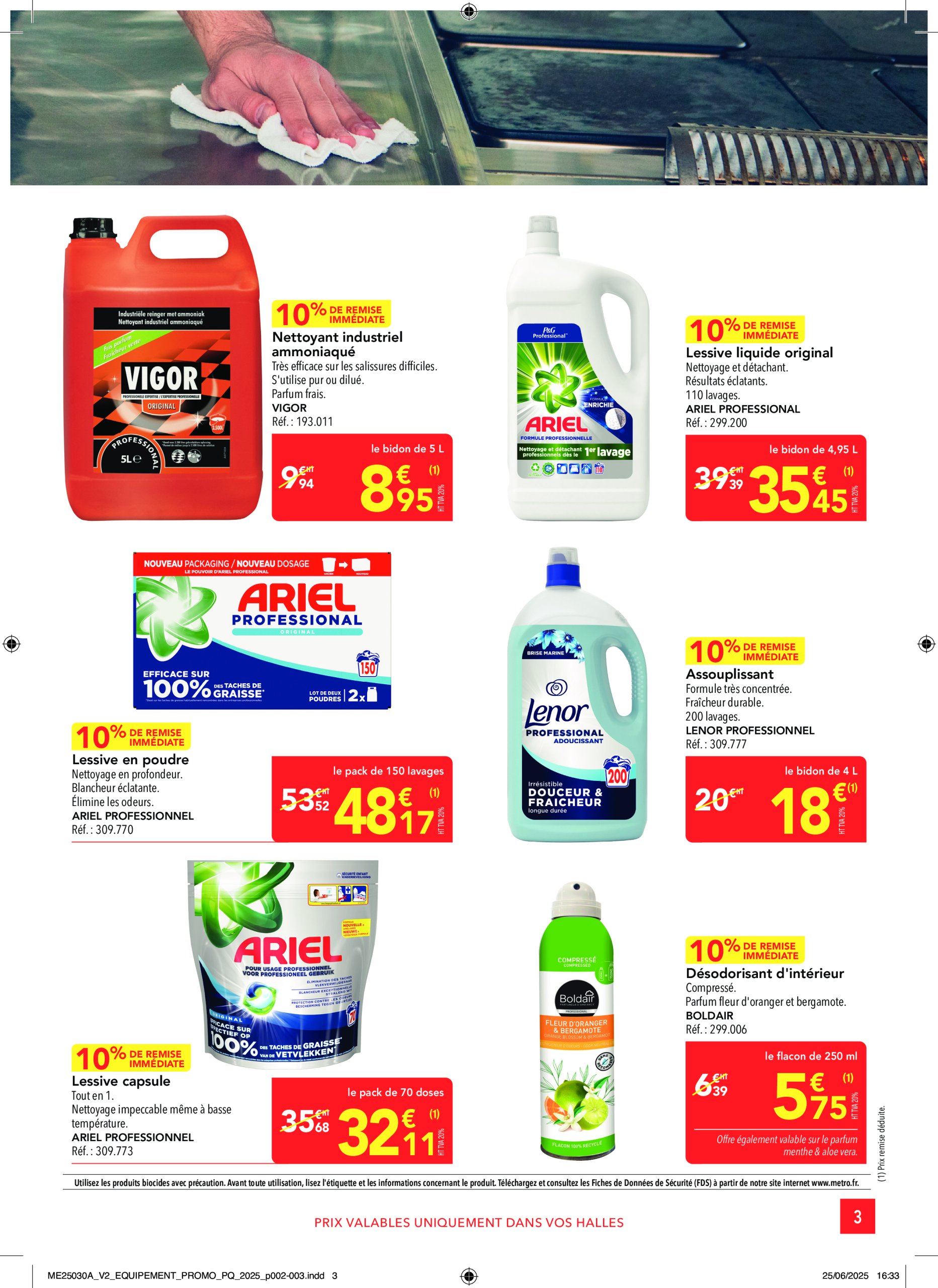 metro - Catalogue Metro - Sélection Promos Equipement valable du 17/07 au 13/08 - page: 3