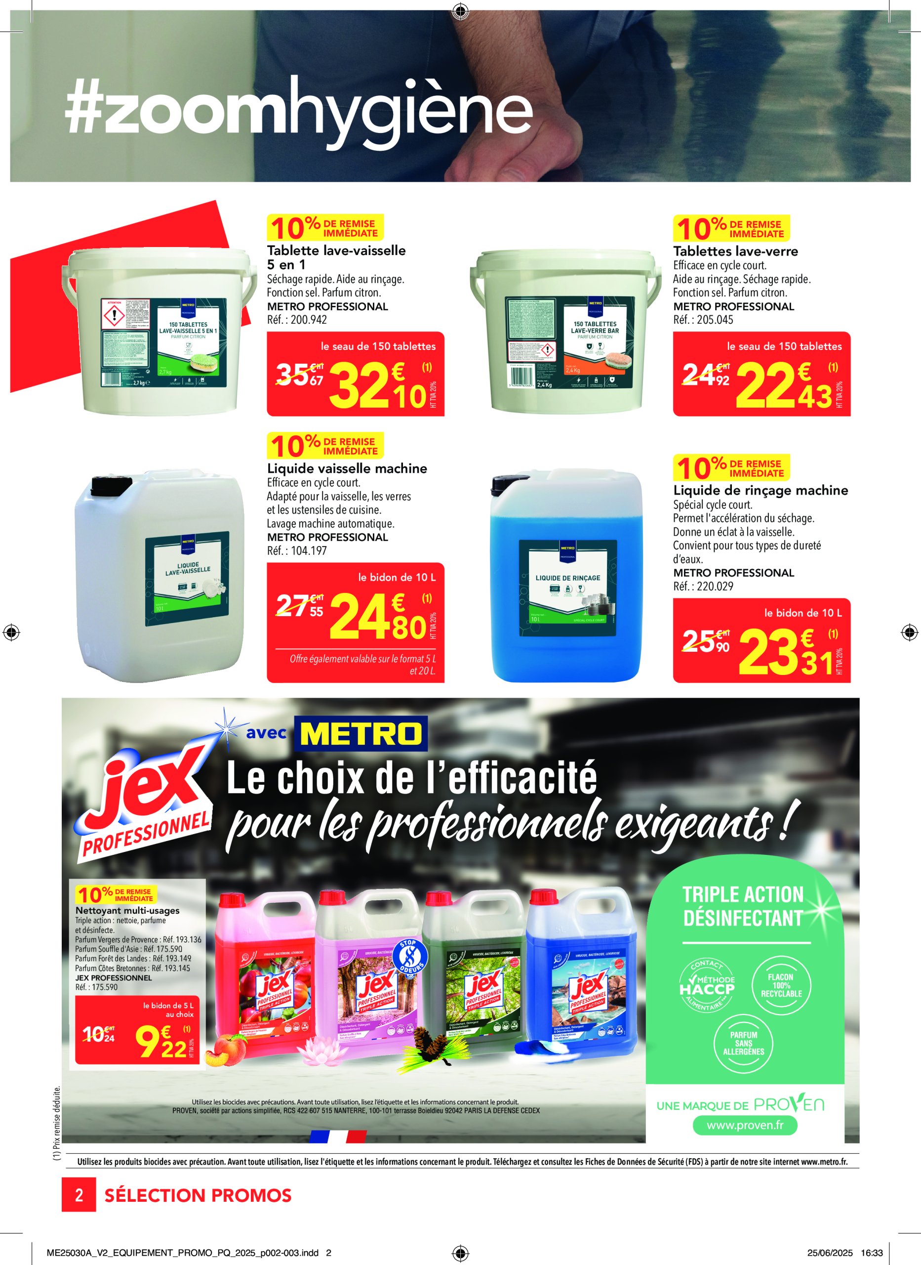 metro - Catalogue Metro - Sélection Promos Equipement valable du 17/07 au 13/08 - page: 2