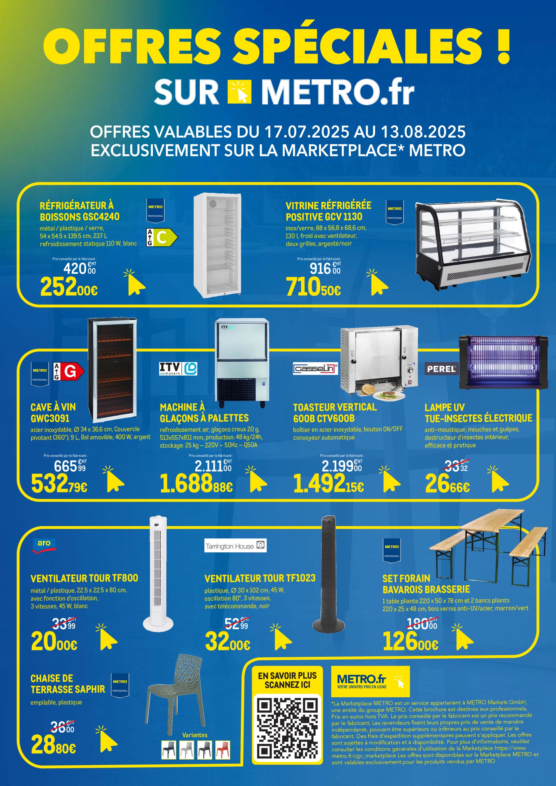 metro - Catalogue Metro - Exclusivités Marketplace valable du 17/07 au 13/08