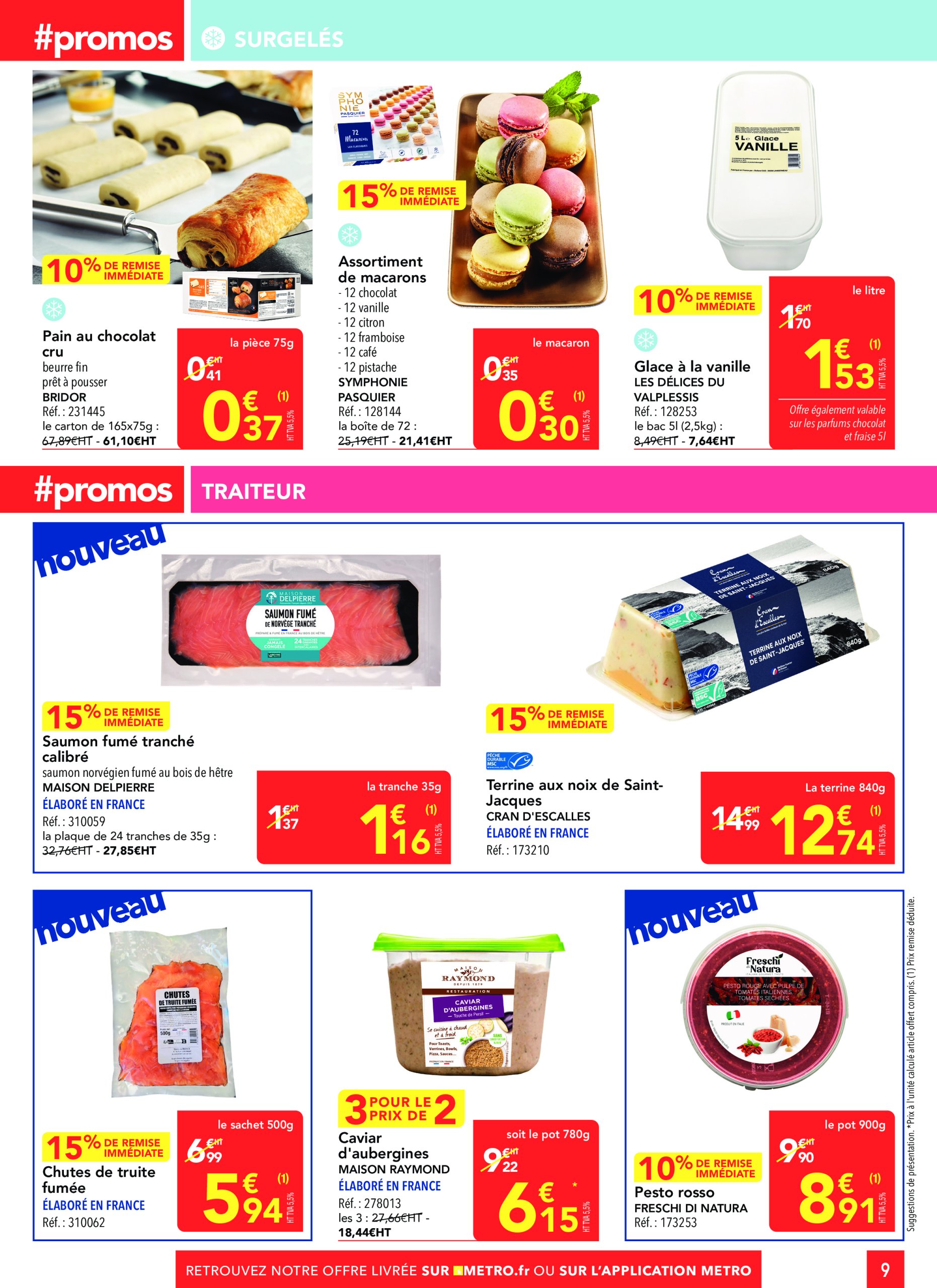 metro - Catalogue Metro - Sélection Promo Restauration valable du 17/07 au 13/08 - page: 9 metro - Catalogue Metro - Sélection Promo Restauration valable du 17/07 au 13/08 - page: 9