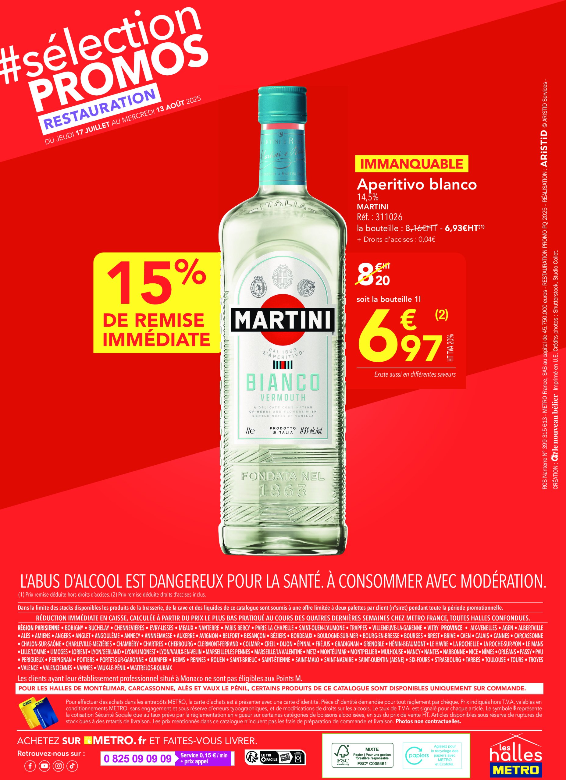 metro - Catalogue Metro - Sélection Promo Restauration valable du 17/07 au 13/08 - page: 40 metro - Catalogue Metro - Sélection Promo Restauration valable du 17/07 au 13/08 - page: 40