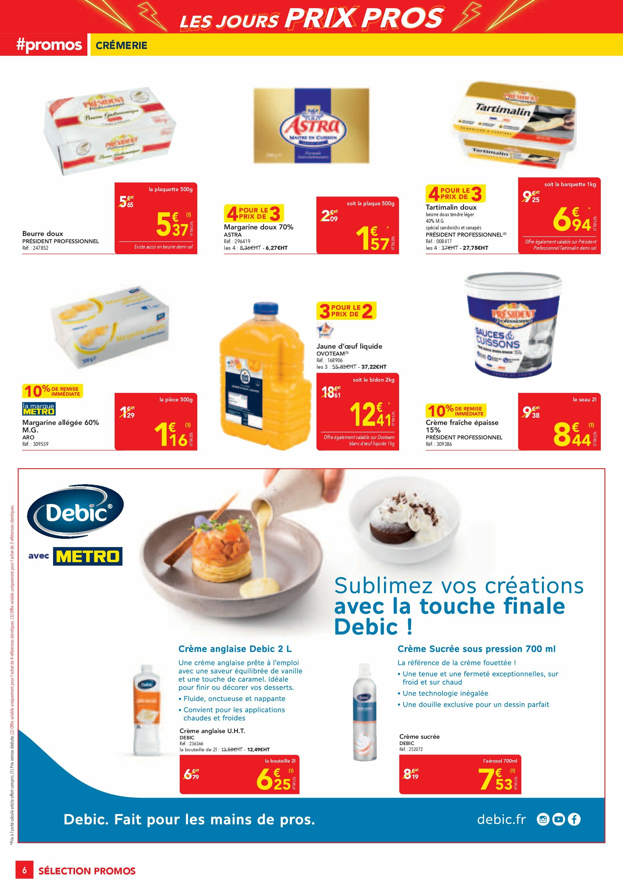 metro - Catalogue Metro - Les Jours Prix Pros Restauration valable du 14/08 au 27/08 - page: 6