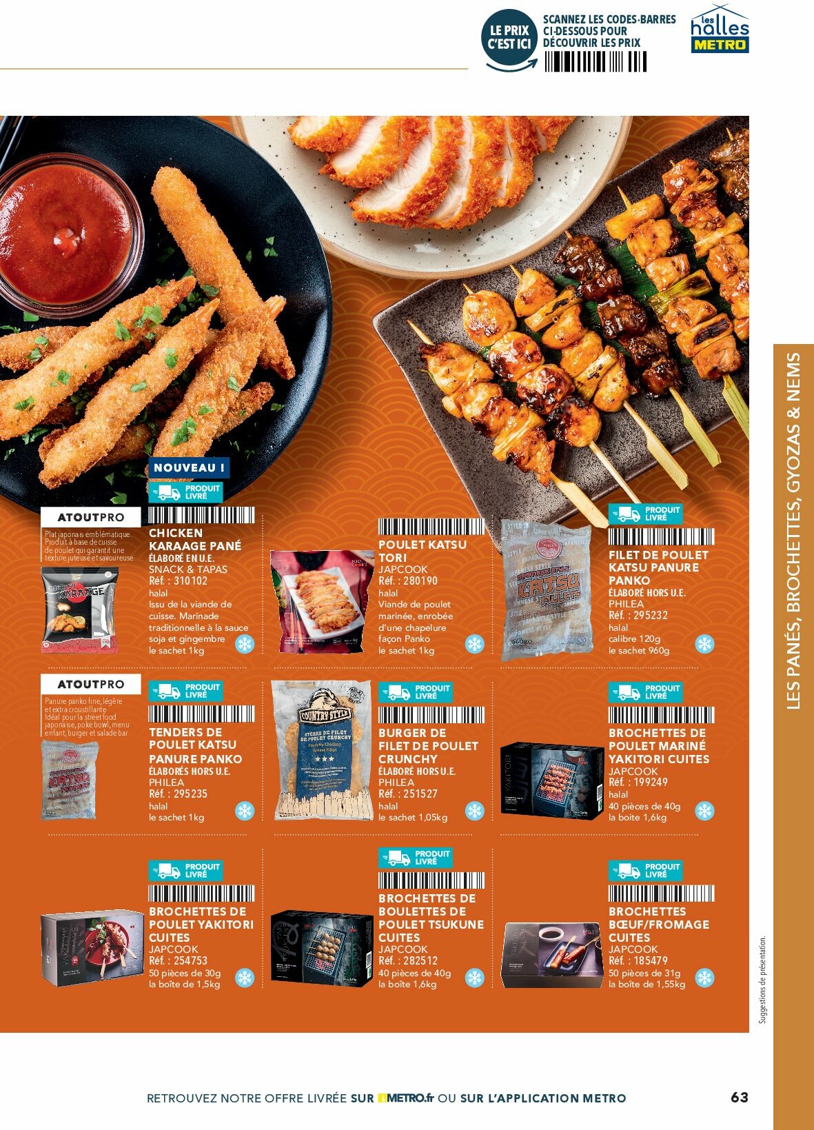 metro - Catalogue Metro - #Restauration asiatique valable du 01/08 au 31/12 - page: 63 metro - Catalogue Metro - #Restauration asiatique valable du 01/08 au 31/12 - page: 63