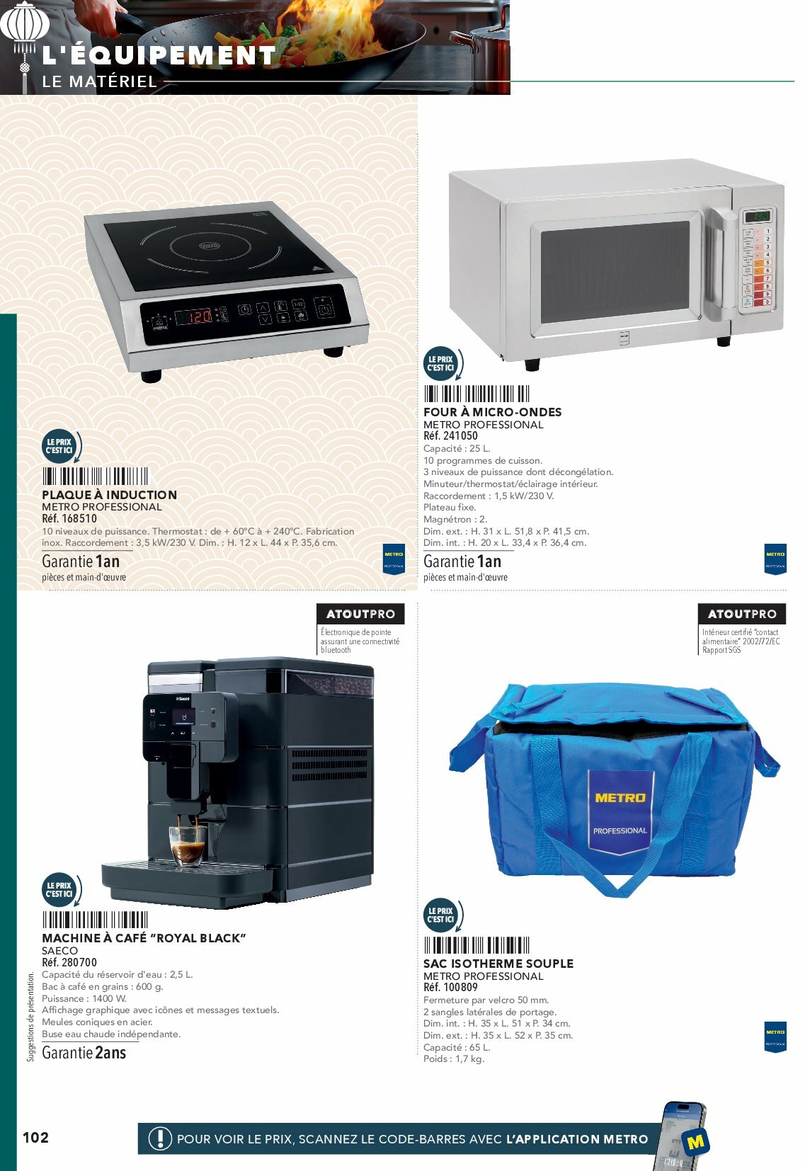 metro - Catalogue Metro - #Restauration asiatique valable du 01/08 au 31/12 - page: 102 metro - Catalogue Metro - #Restauration asiatique valable du 01/08 au 31/12 - page: 102