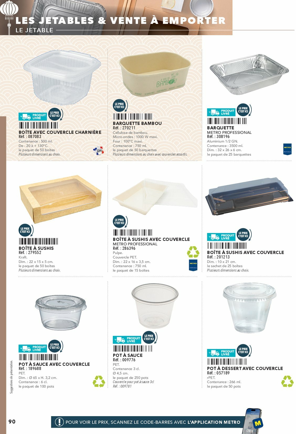 metro - Catalogue Metro - #Restauration asiatique valable du 01/08 au 31/12 - page: 90 metro - Catalogue Metro - #Restauration asiatique valable du 01/08 au 31/12 - page: 90