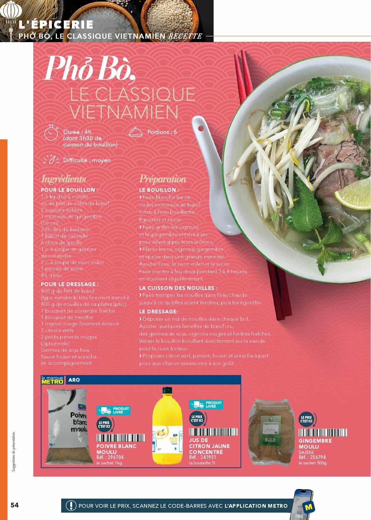 metro - Catalogue Metro - #Restauration asiatique valable du 01/08 au 31/12 - page: 54 metro - Catalogue Metro - #Restauration asiatique valable du 01/08 au 31/12 - page: 54