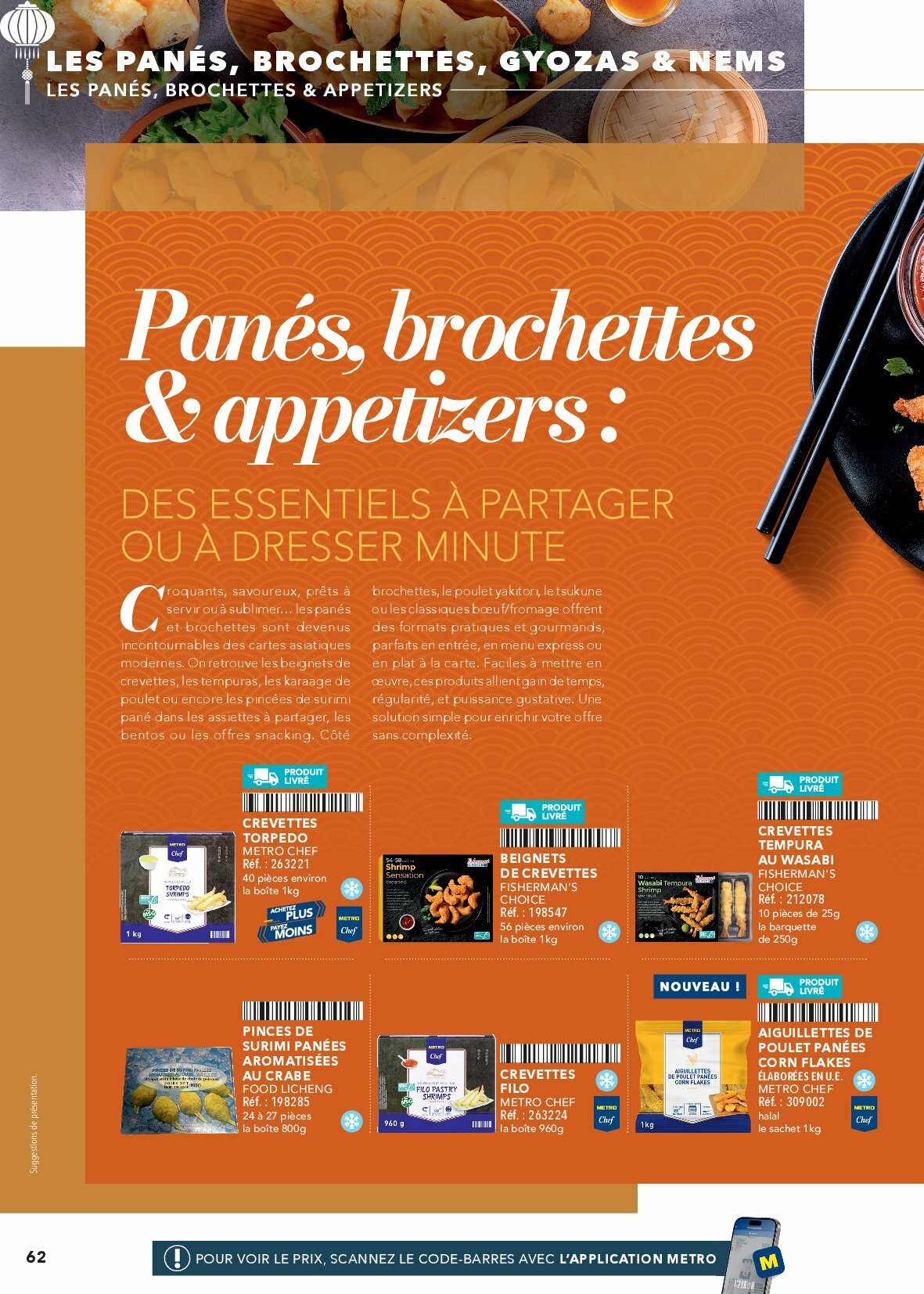 metro - Catalogue Metro - #Restauration asiatique valable du 01/08 au 31/12 - page: 62 metro - Catalogue Metro - #Restauration asiatique valable du 01/08 au 31/12 - page: 62