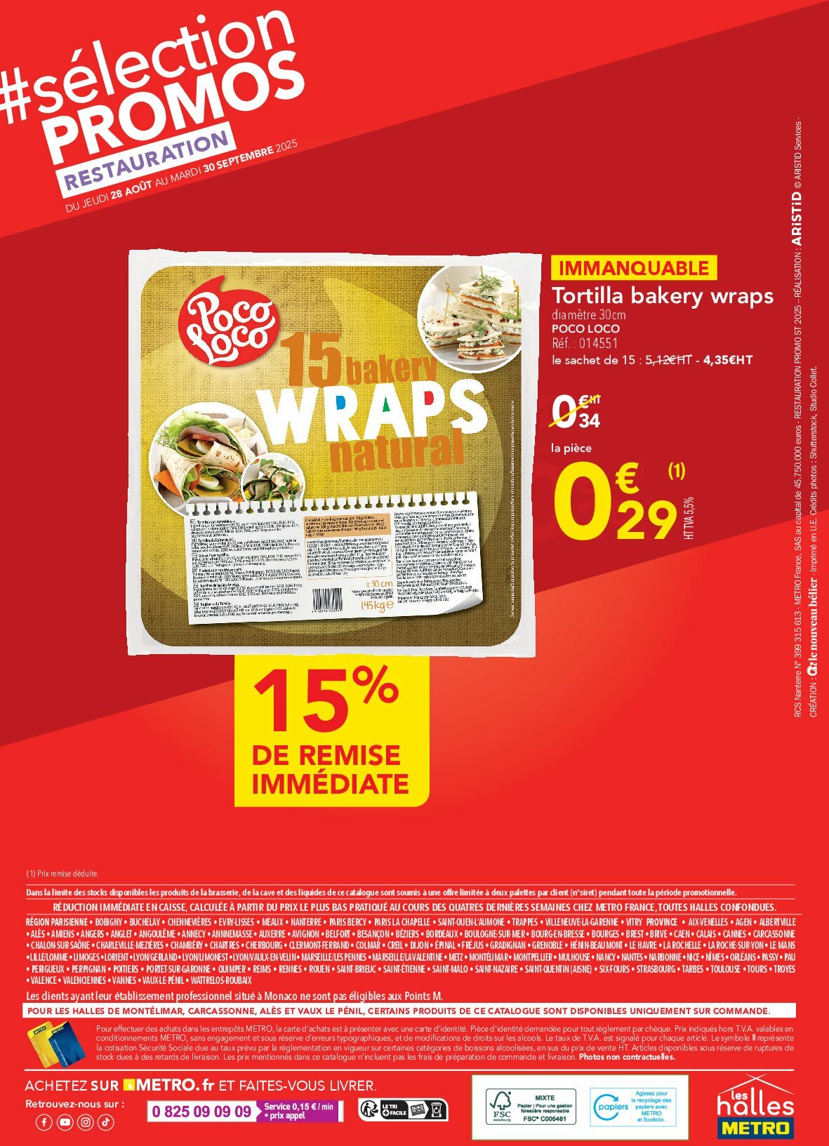 metro - Catalogue Metro - Sélection Promos Restauration valable du 28/08 au 30/09 - page: 40 metro - Catalogue Metro - Sélection Promos Restauration valable du 28/08 au 30/09 - page: 40