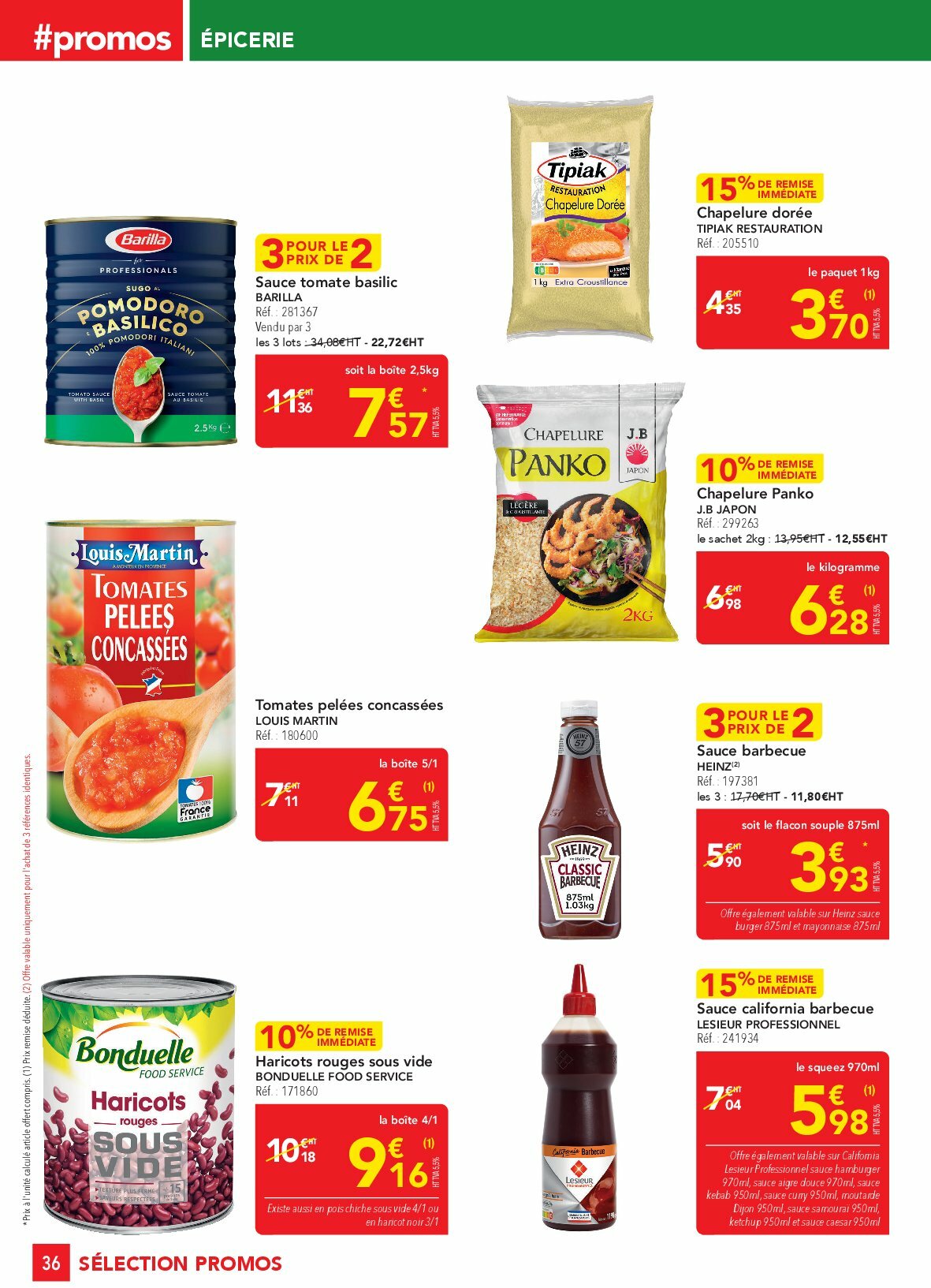 metro - Catalogue Metro - Sélection Promos Restauration valable du 28/08 au 30/09 - page: 36 metro - Catalogue Metro - Sélection Promos Restauration valable du 28/08 au 30/09 - page: 36