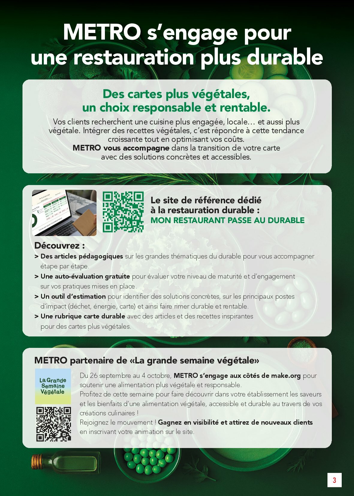 metro - Catalogue Metro - Sélection Promos Restauration valable du 28/08 au 30/09 - page: 3 metro - Catalogue Metro - Sélection Promos Restauration valable du 28/08 au 30/09 - page: 3