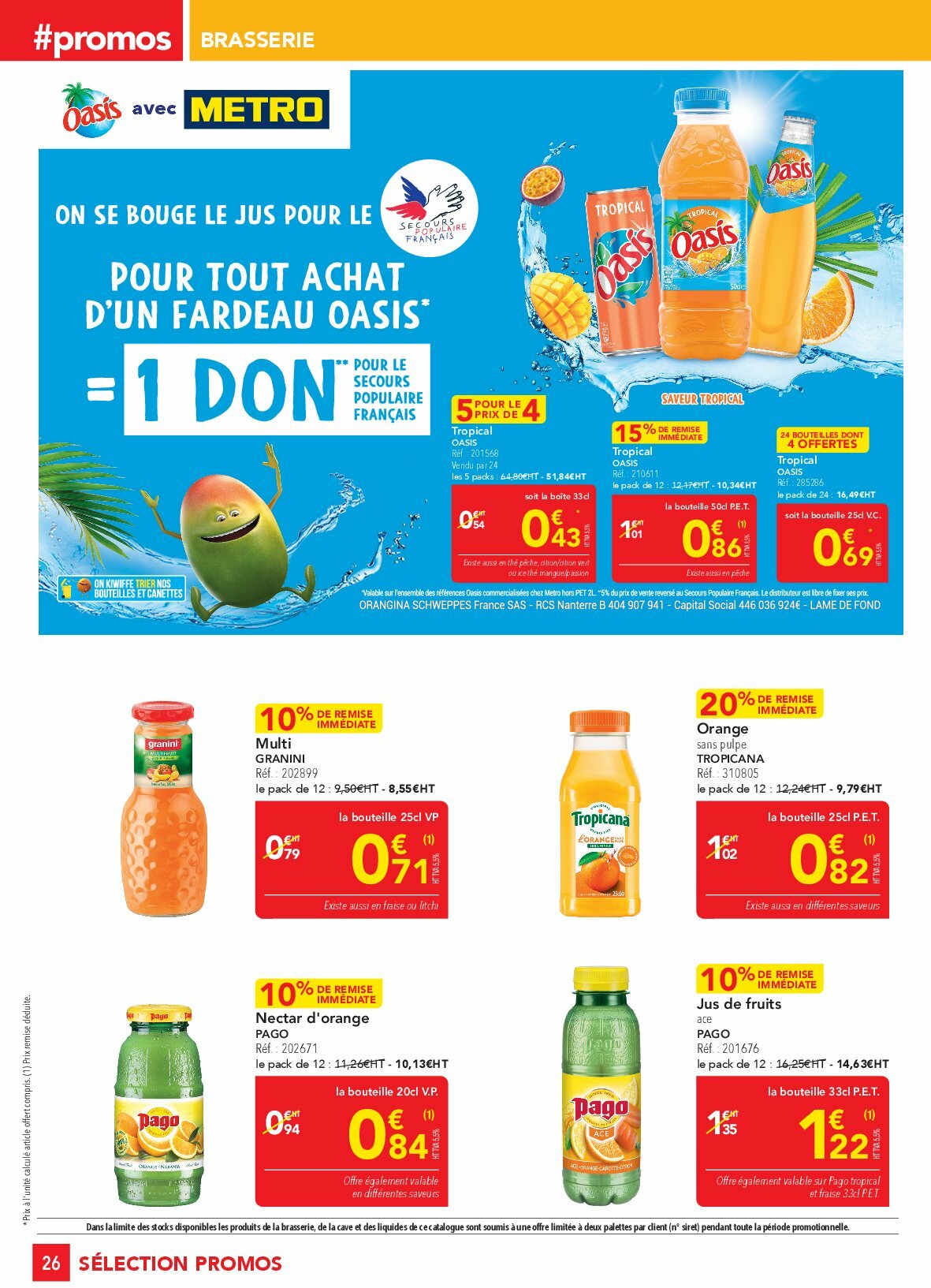 metro - Catalogue Metro - Sélection Promos Restauration valable du 28/08 au 30/09 - page: 26 metro - Catalogue Metro - Sélection Promos Restauration valable du 28/08 au 30/09 - page: 26