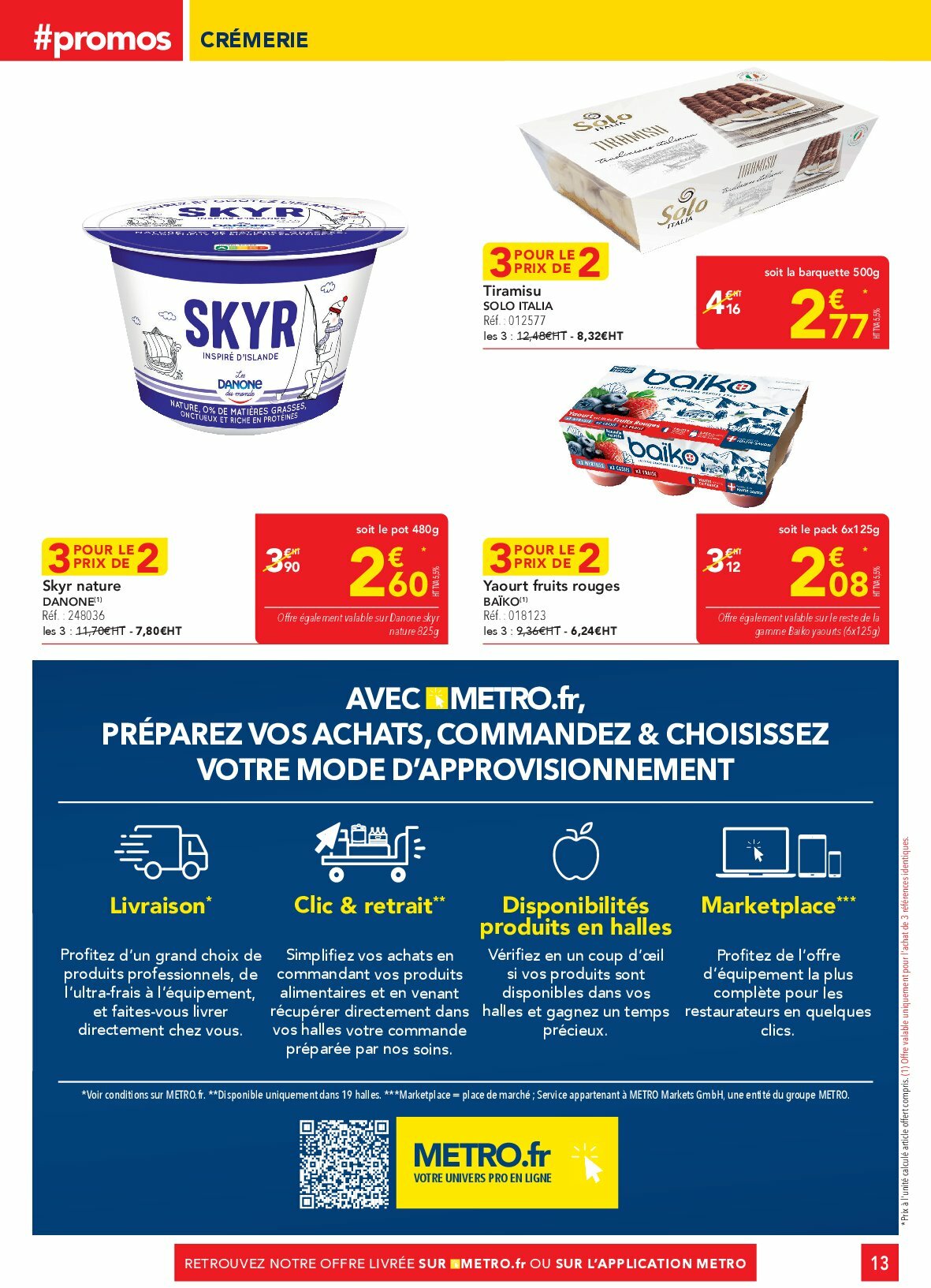 metro - Catalogue Metro - Sélection Promos Restauration valable du 28/08 au 30/09 - page: 13 metro - Catalogue Metro - Sélection Promos Restauration valable du 28/08 au 30/09 - page: 13