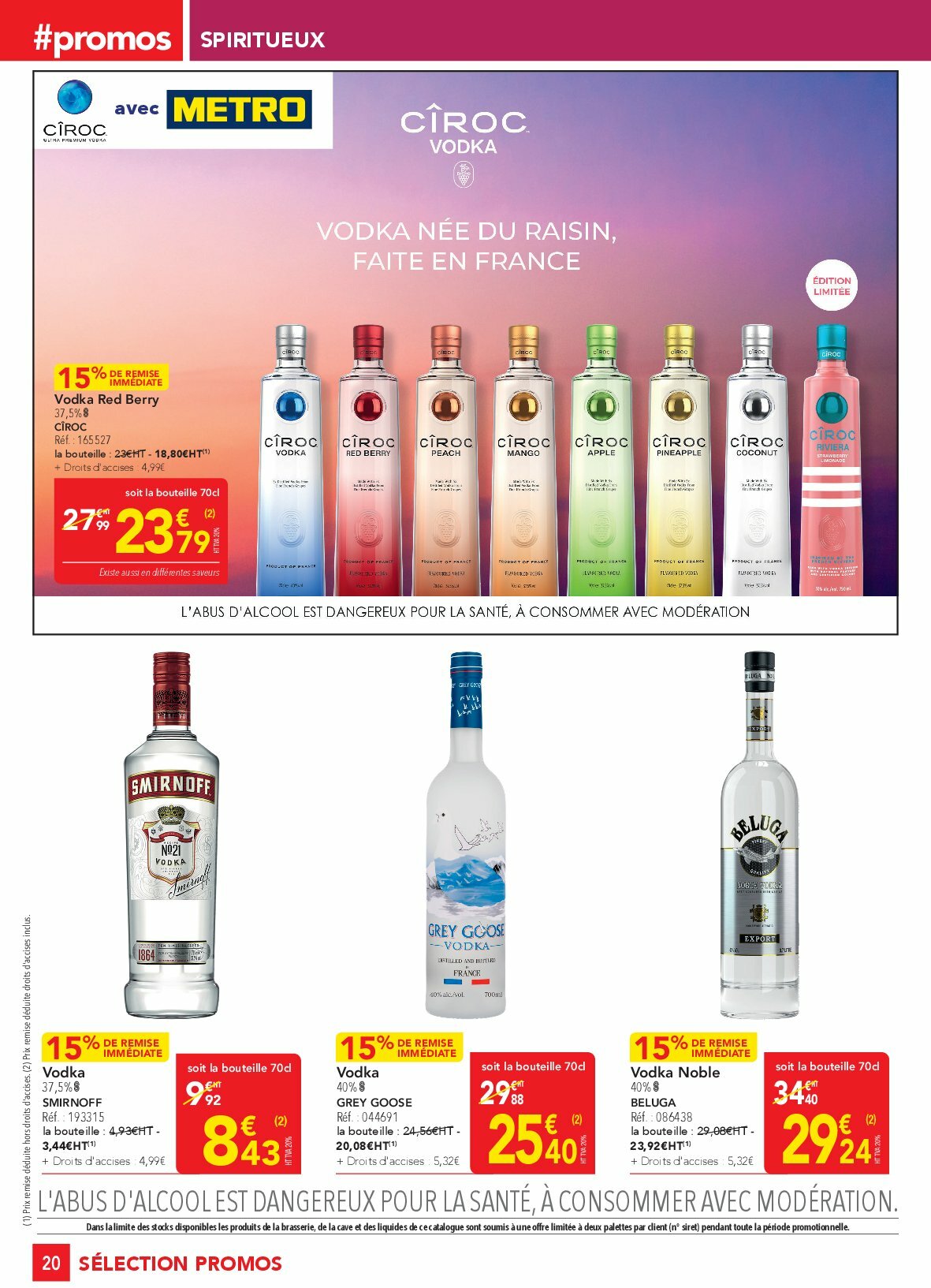 metro - Catalogue Metro - Sélection Promos Restauration valable du 28/08 au 30/09 - page: 20 metro - Catalogue Metro - Sélection Promos Restauration valable du 28/08 au 30/09 - page: 20