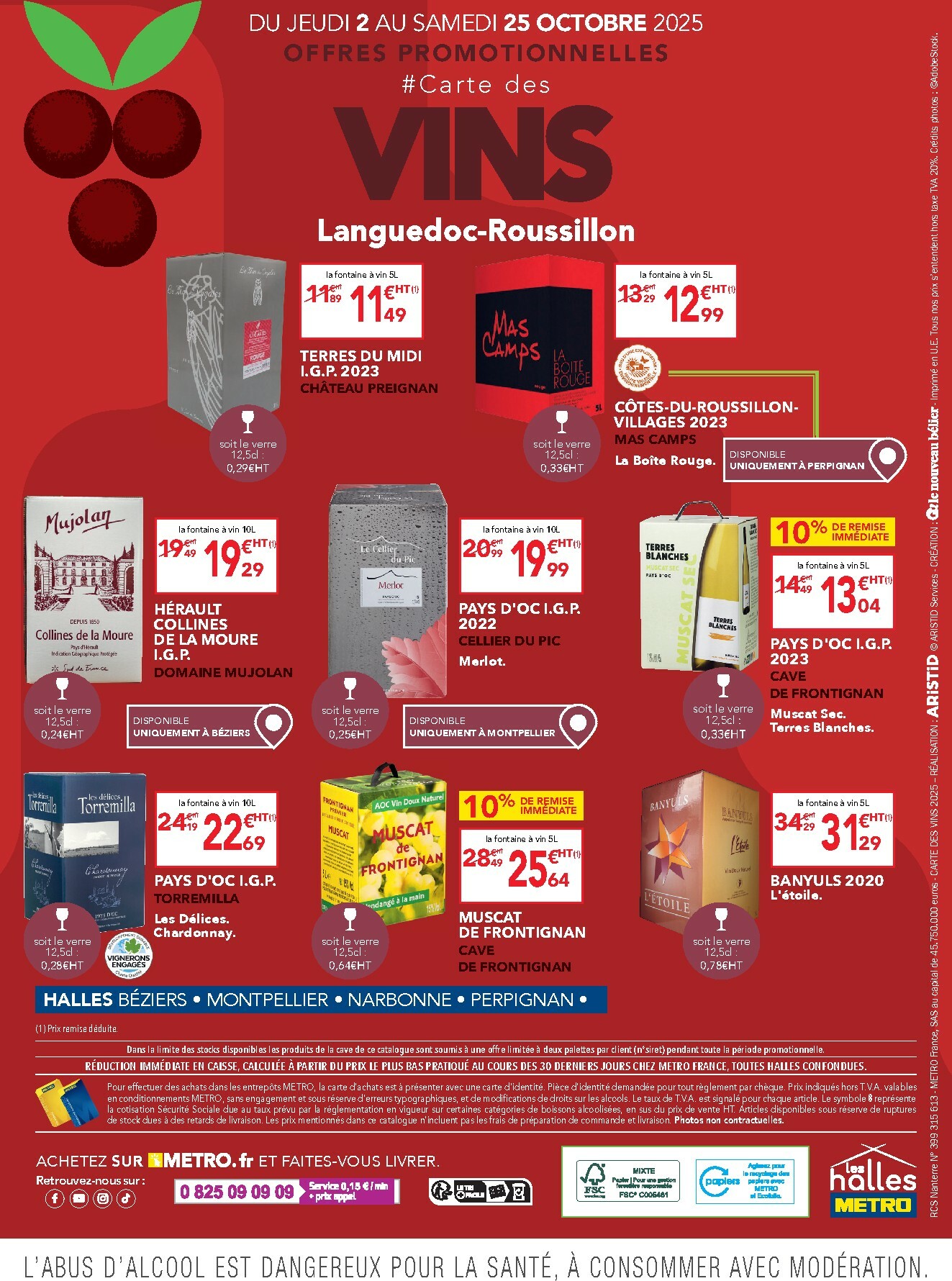 metro - Catalogue Metro - Carte des vins Languedoc-Roussillon valable du 02/10 au 25/10 - page: 12