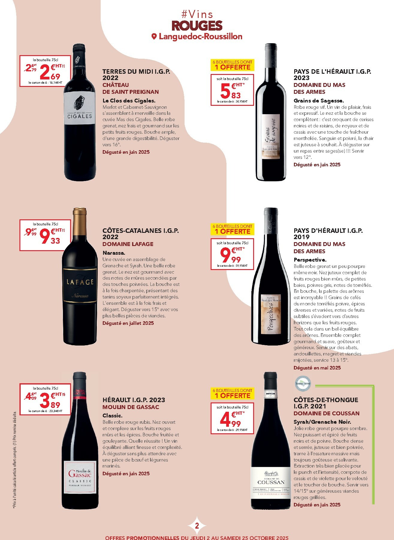 metro - Catalogue Metro - Carte des vins Languedoc-Roussillon valable du 02/10 au 25/10 - page: 2