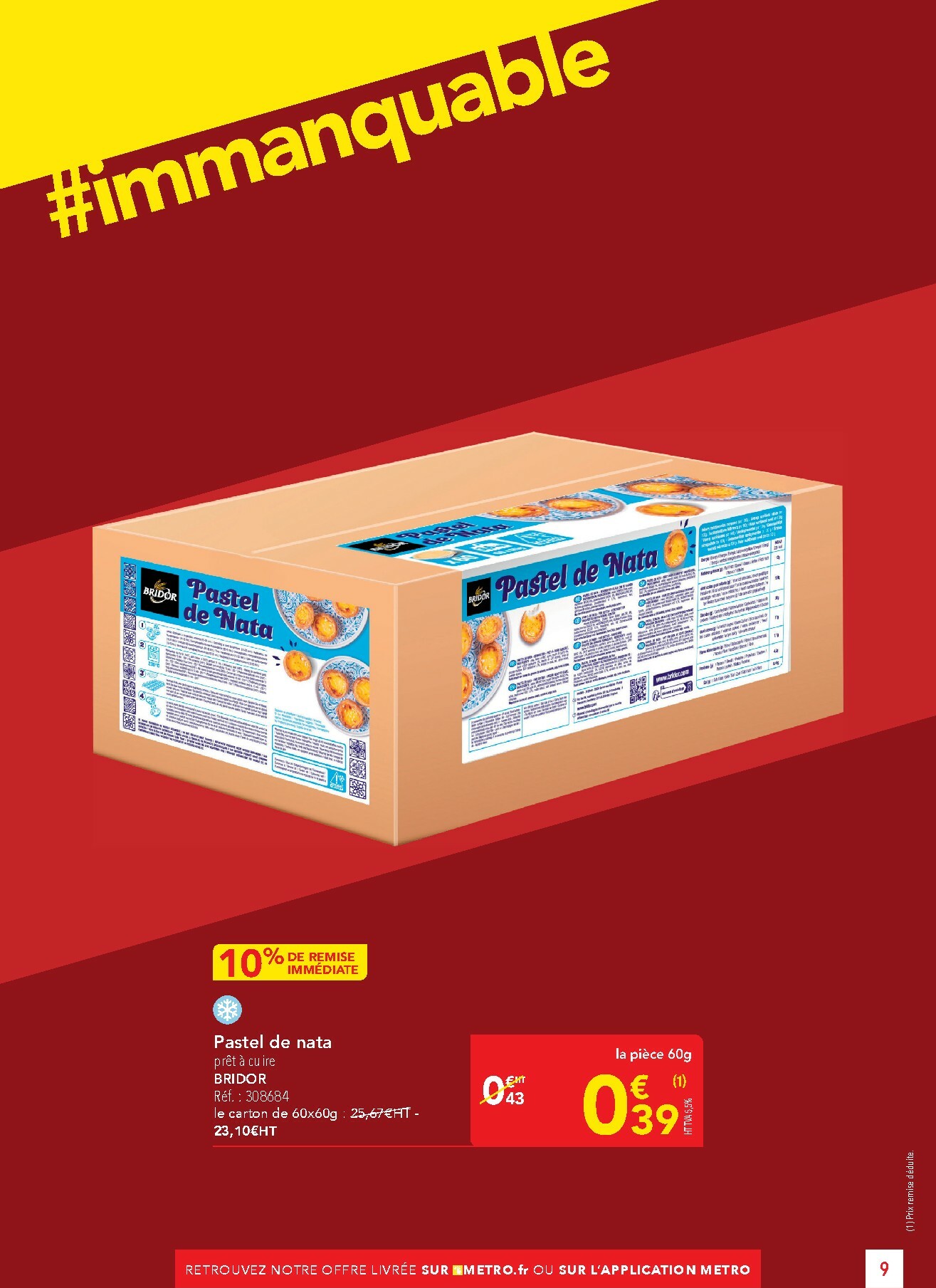 metro - Catalogue Metro - Sélection Promos Restauration valable du 02/10 au 29/10 - page: 9