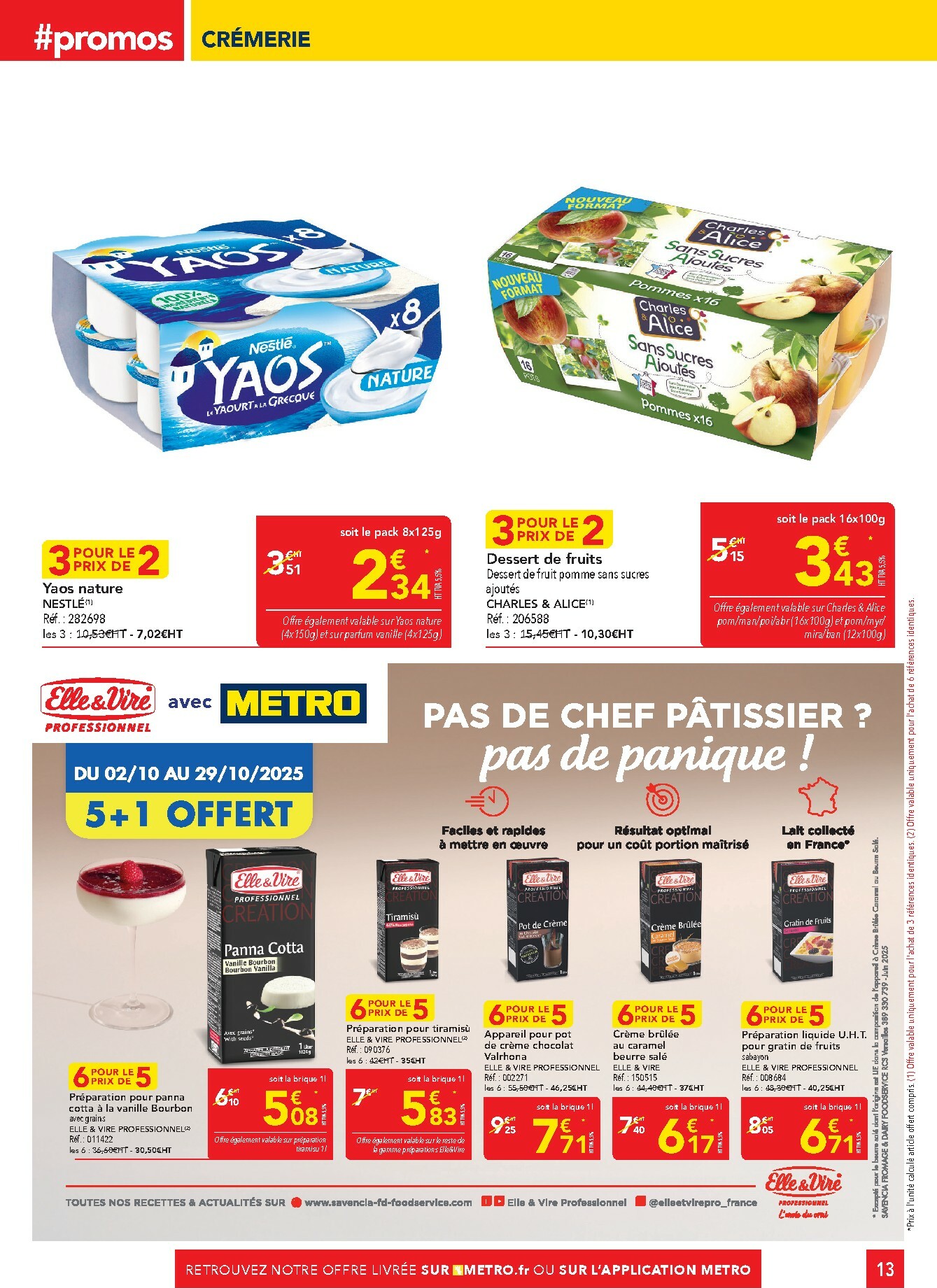 metro - Catalogue Metro - Sélection Promos Restauration valable du 02/10 au 29/10 - page: 13