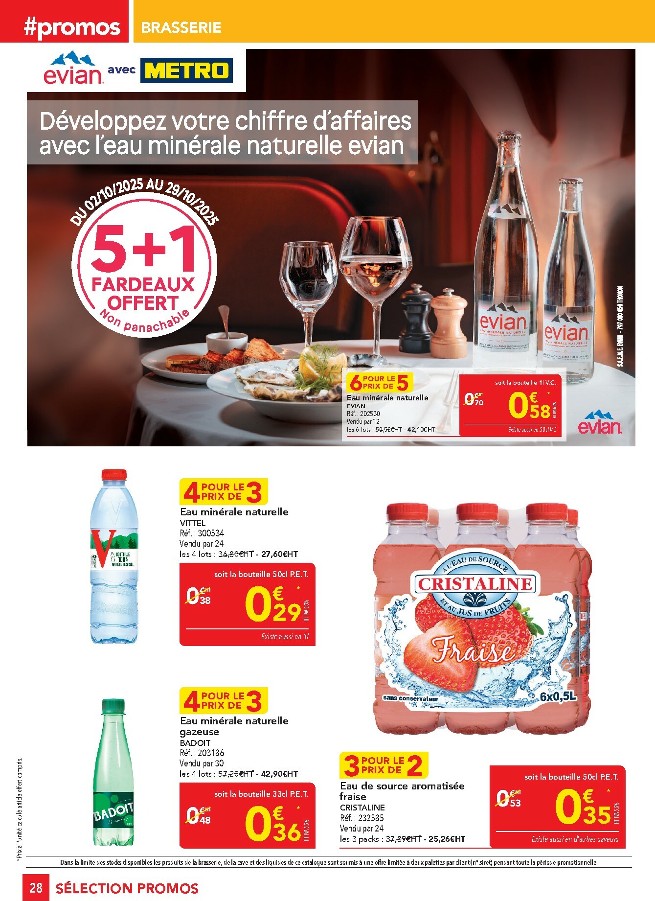 metro - Catalogue Metro - Sélection Promos Restauration valable du 02/10 au 29/10 - page: 28