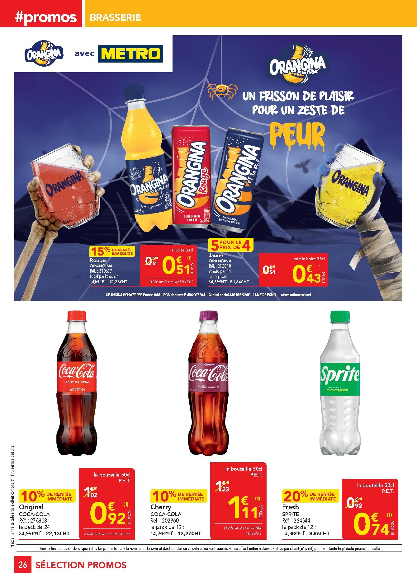 metro - Catalogue Metro - Sélection Promos Restauration valable du 02/10 au 29/10 - page: 26