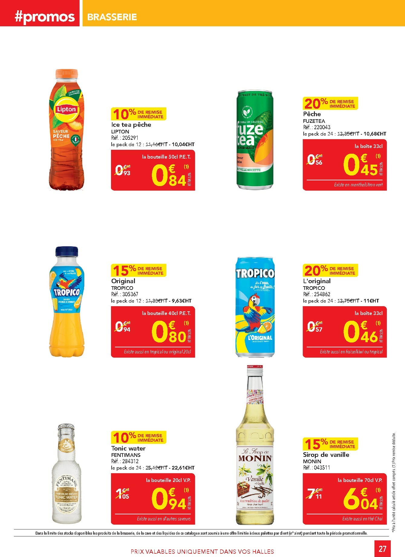 metro - Catalogue Metro - Sélection Promos Restauration valable du 02/10 au 29/10 - page: 27