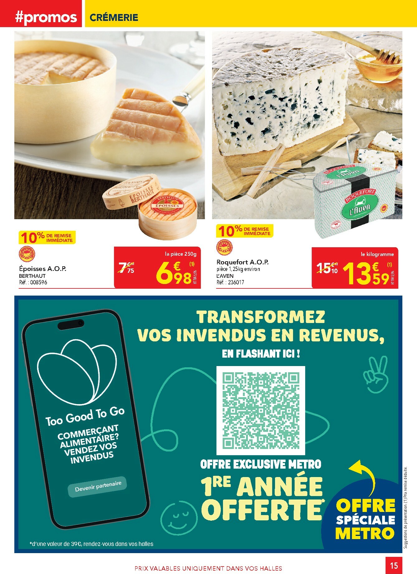 metro - Catalogue Metro - Sélection Promos Restauration valable du 02/10 au 29/10 - page: 15