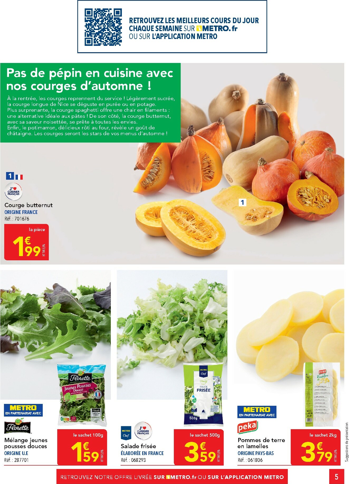 metro - Catalogue Metro - Sélection Promos Restauration valable du 02/10 au 29/10 - page: 5