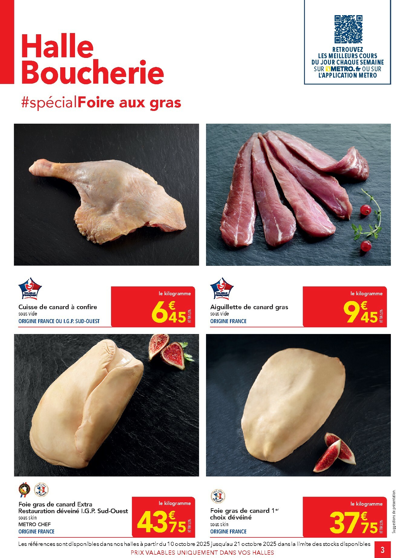 metro - Catalogue Metro - Sélection Promos Restauration valable du 02/10 au 29/10 - page: 3