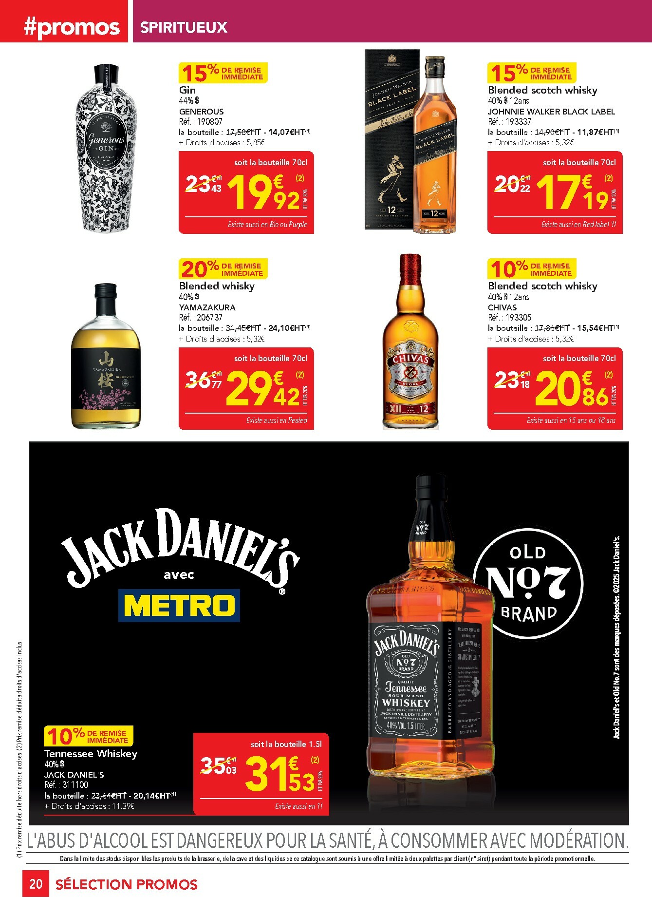 metro - Catalogue Metro - Sélection Promos Restauration valable du 02/10 au 29/10 - page: 20