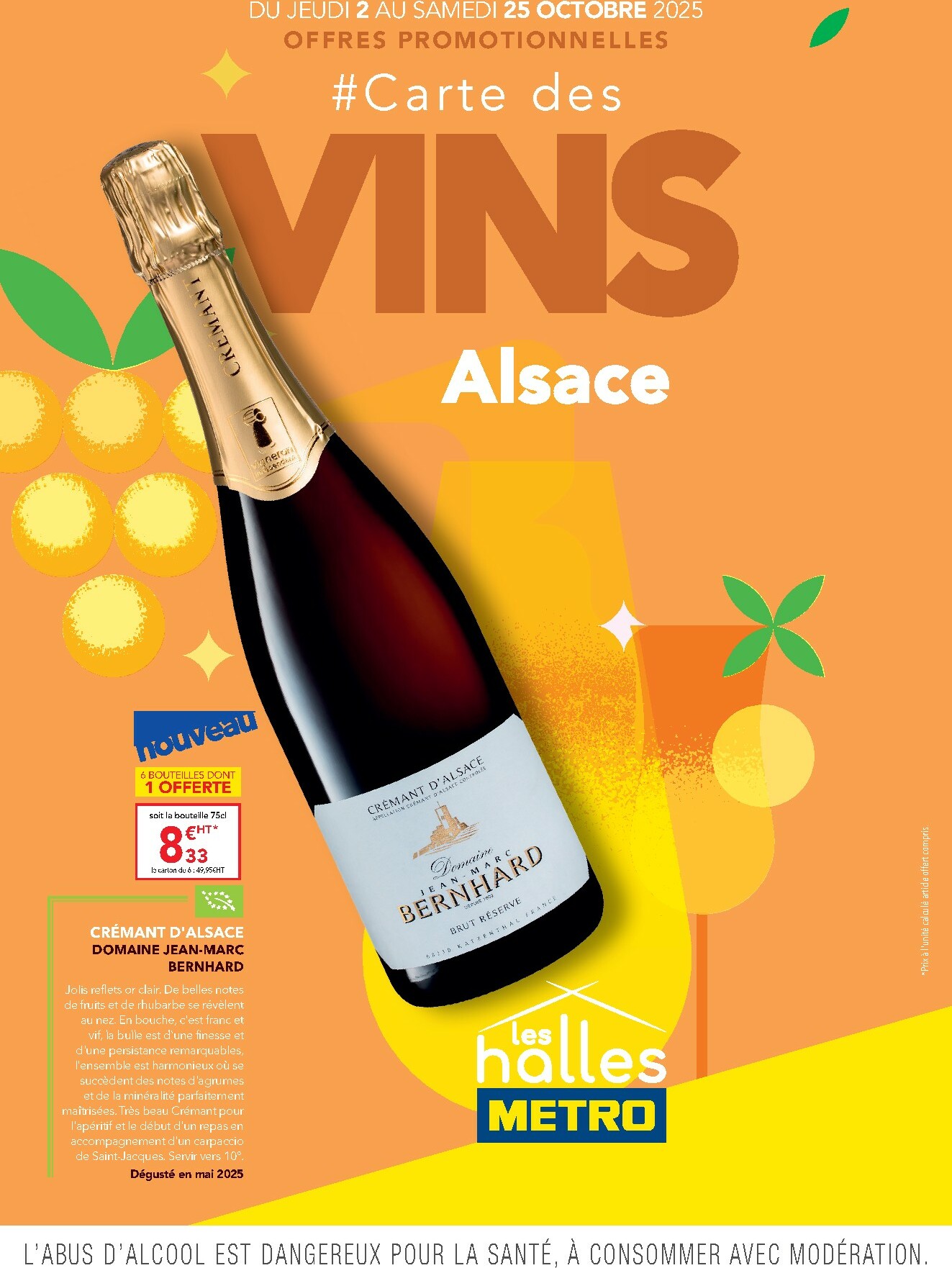 metro - Catalogue Metro - Carte des vins Alsace valable du 02/10 au 25/10