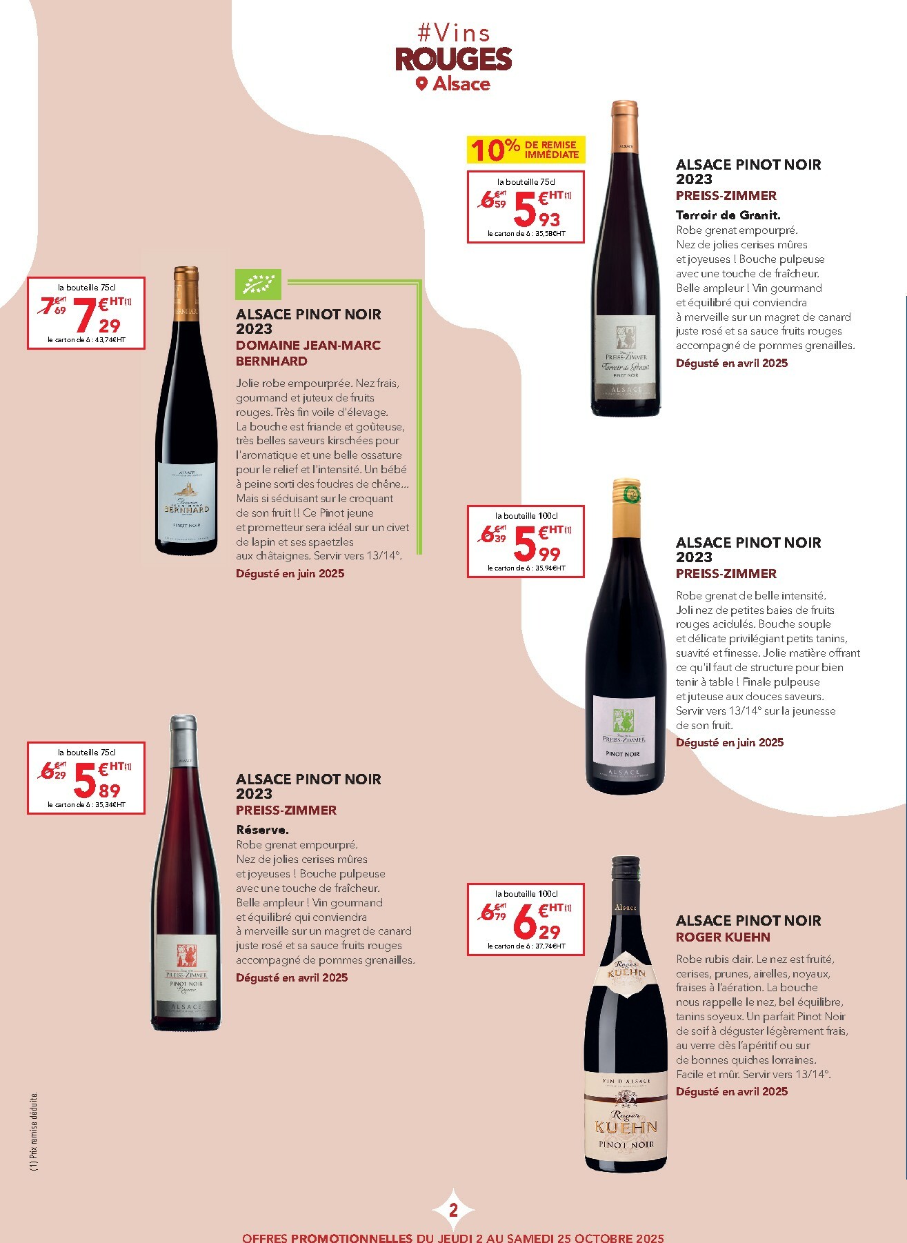 metro - Catalogue Metro - Carte des vins Alsace valable du 02/10 au 25/10 - page: 2