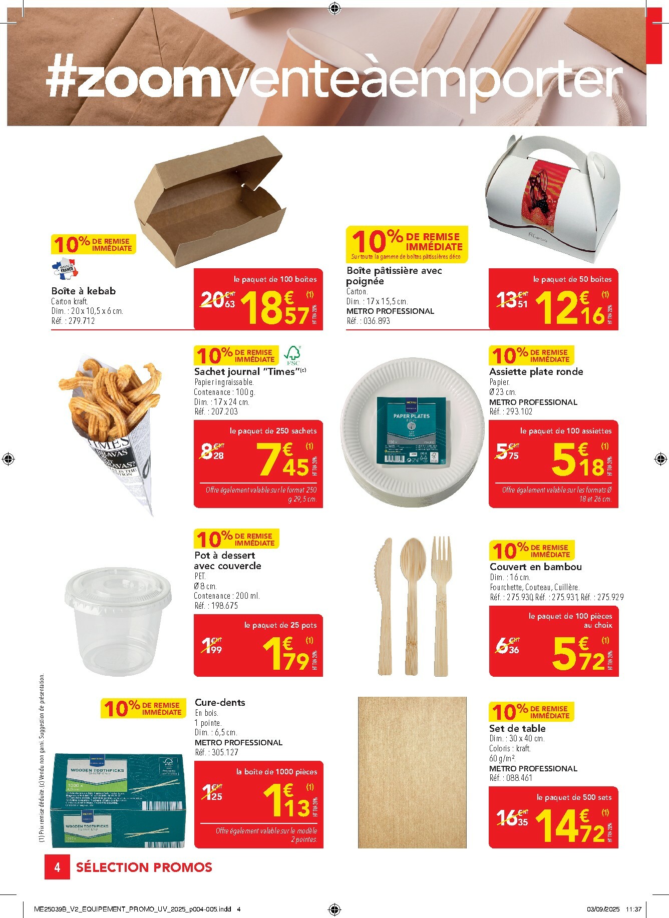 metro - Catalogue Metro - Sélection Promos Equipement valable du 02/10 au 29/10 - page: 4