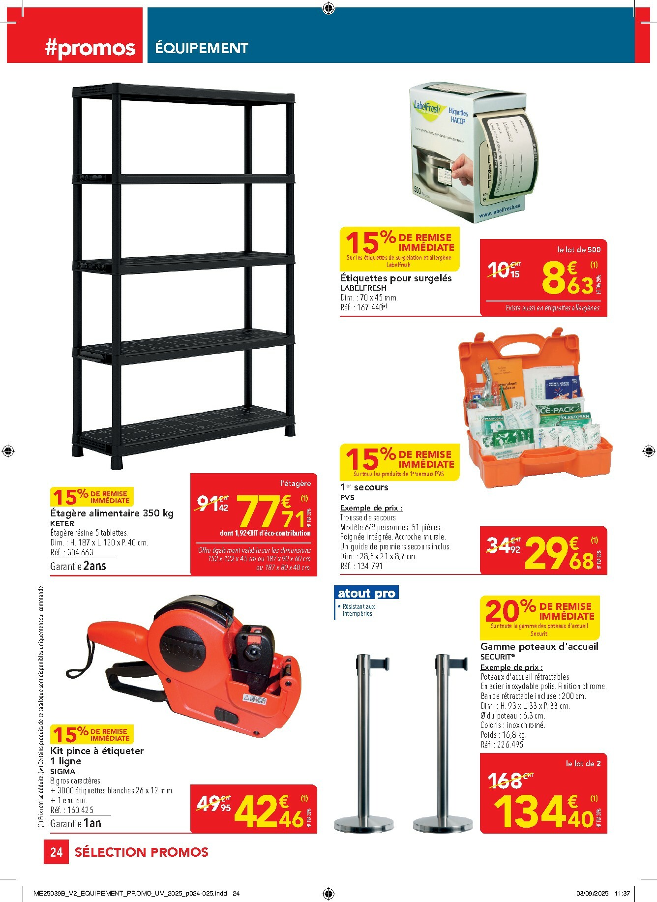 metro - Catalogue Metro - Sélection Promos Equipement valable du 02/10 au 29/10 - page: 24