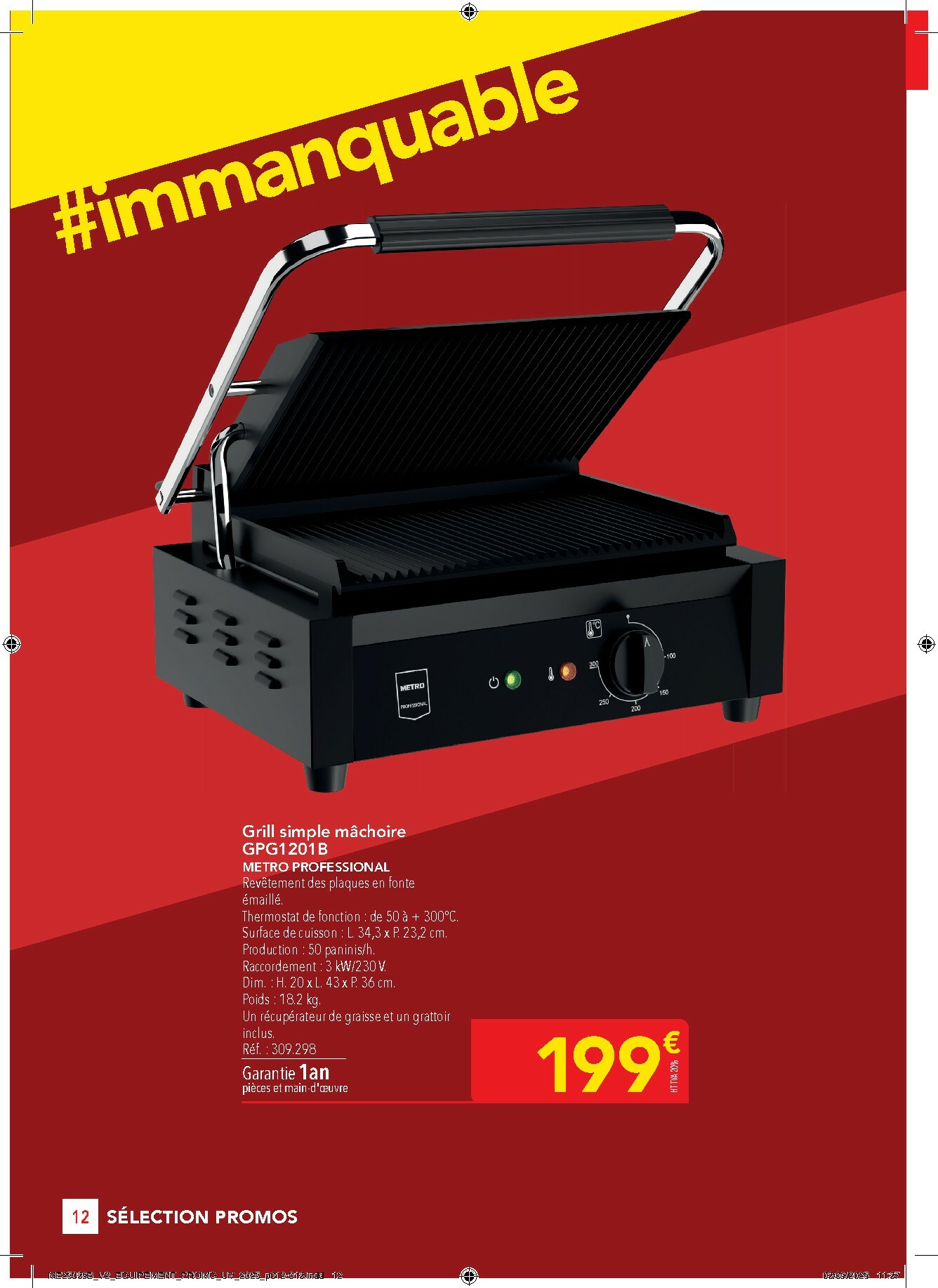 metro - Catalogue Metro - Sélection Promos Equipement valable du 02/10 au 29/10 - page: 12