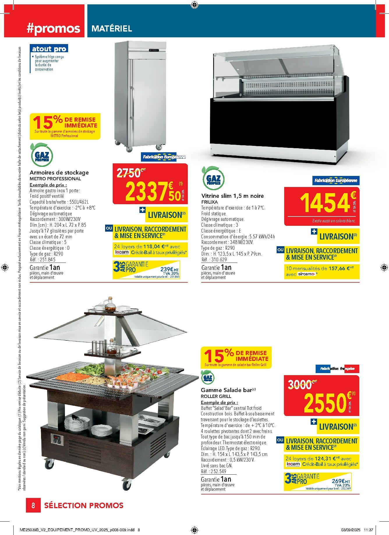 metro - Catalogue Metro - Sélection Promos Equipement valable du 02/10 au 29/10 - page: 8