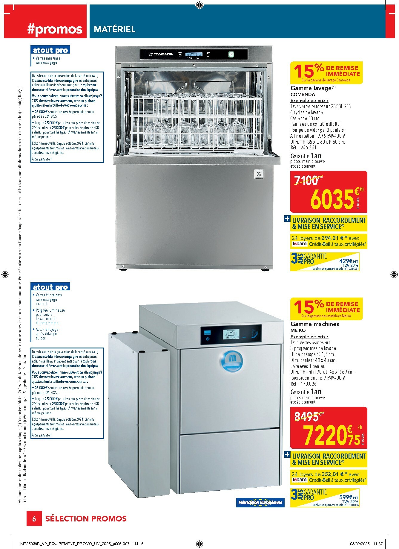 metro - Catalogue Metro - Sélection Promos Equipement valable du 02/10 au 29/10 - page: 6