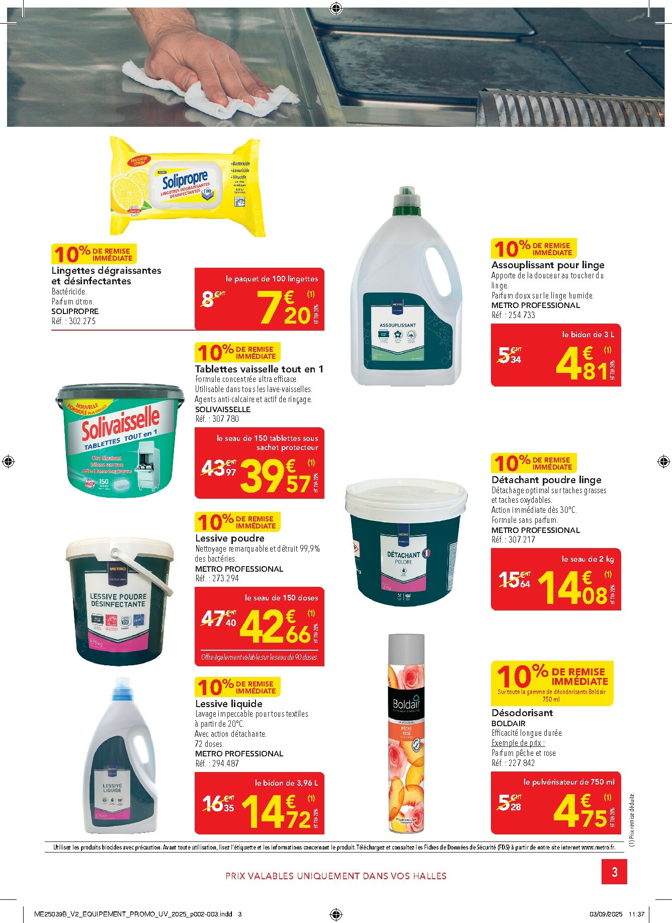 metro - Catalogue Metro - Sélection Promos Equipement valable du 02/10 au 29/10 - page: 3