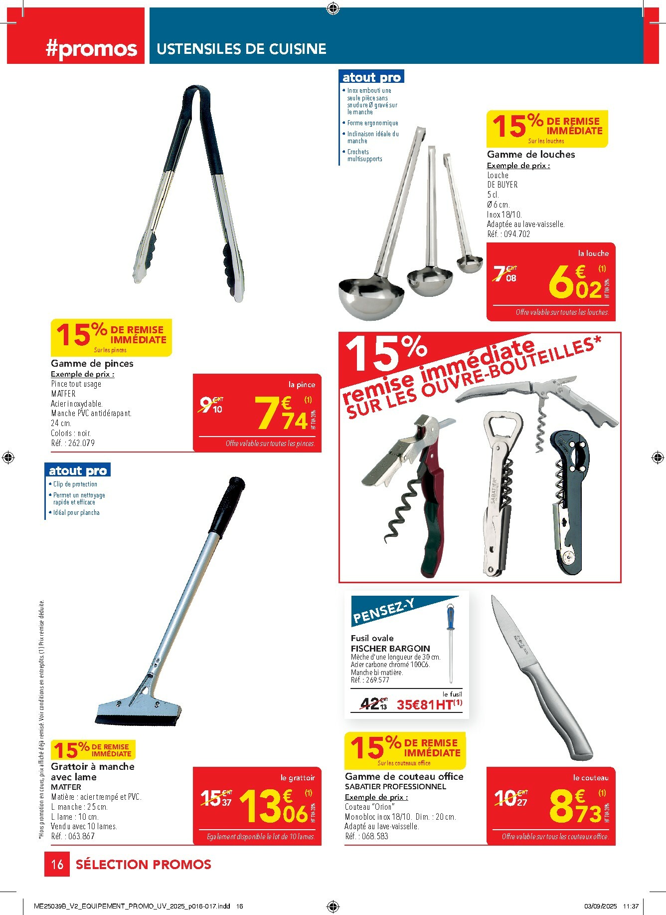 metro - Catalogue Metro - Sélection Promos Equipement valable du 02/10 au 29/10 - page: 16