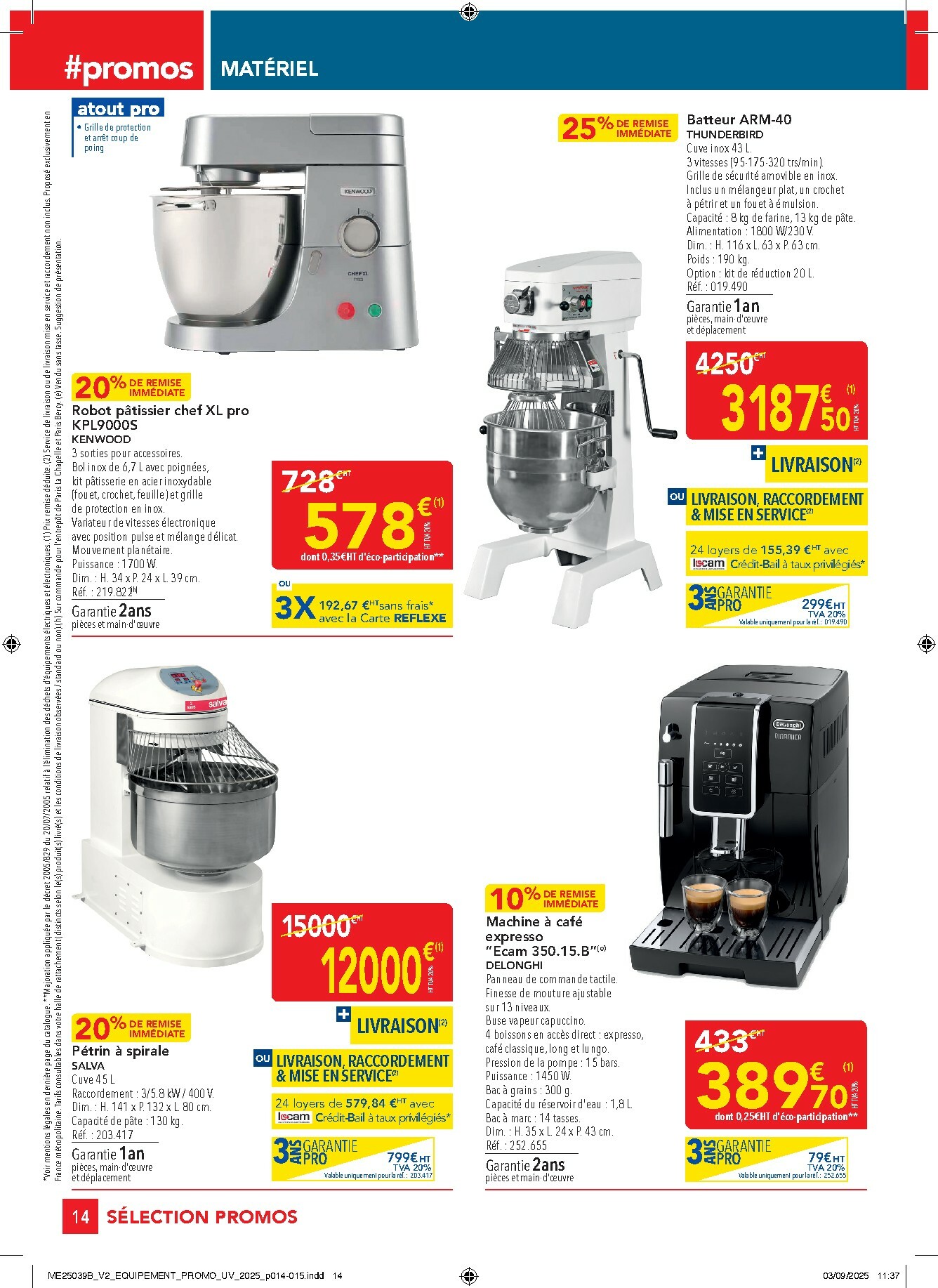 metro - Catalogue Metro - Sélection Promos Equipement valable du 02/10 au 29/10 - page: 14