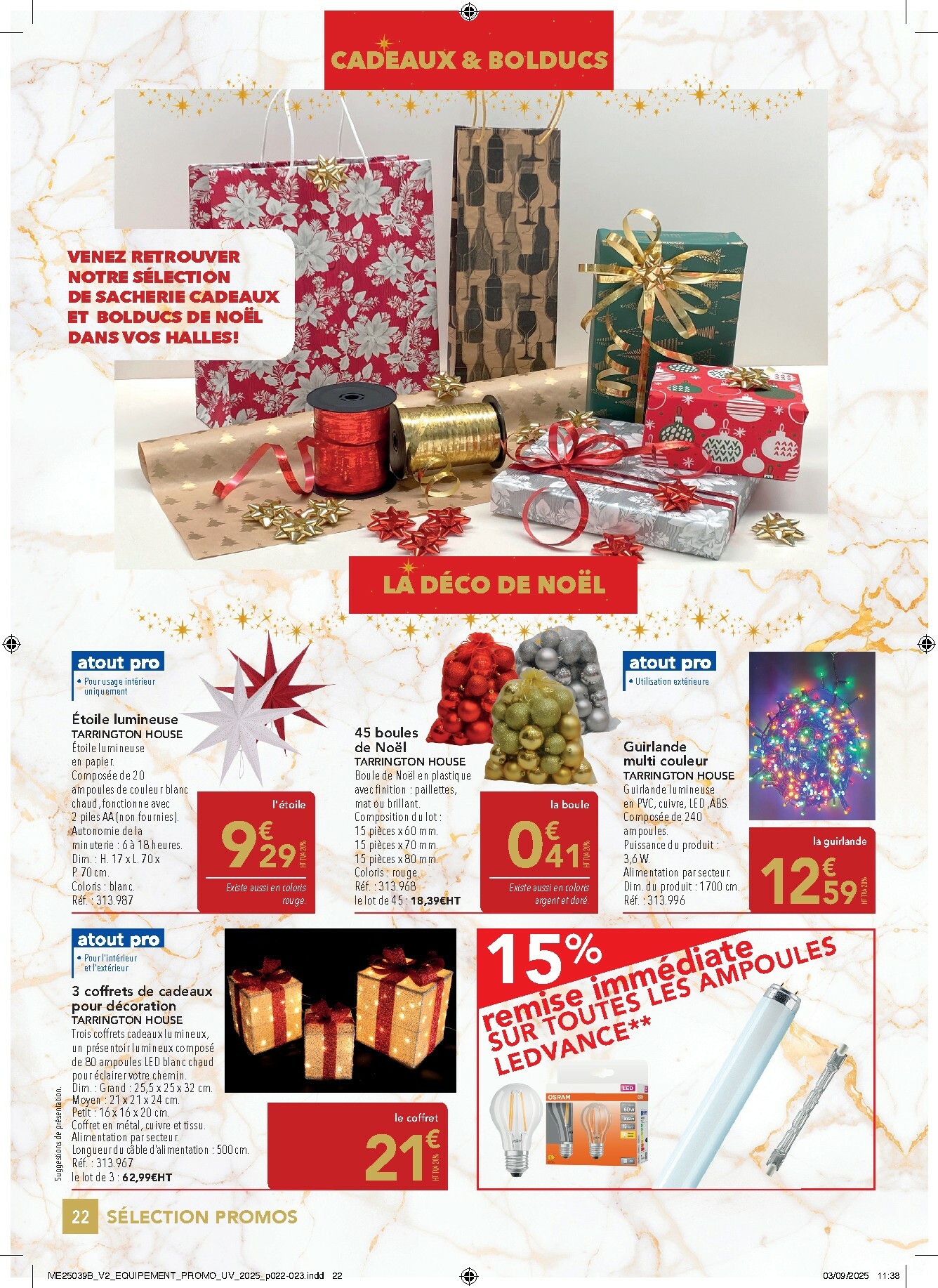metro - Catalogue Metro - Sélection Promos Equipement valable du 02/10 au 29/10 - page: 22