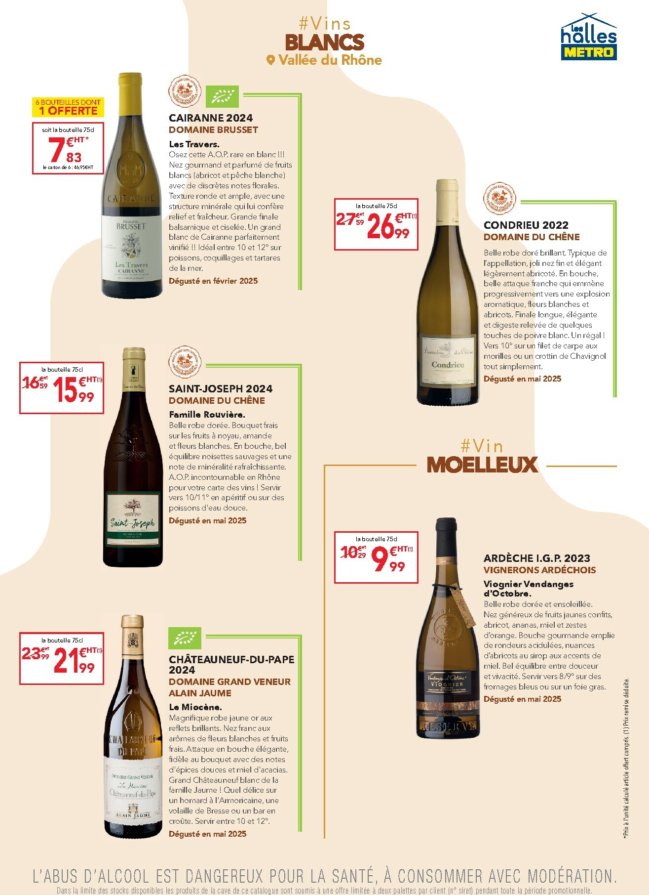 metro - Catalogue Metro - Carte des vins Rhône valable du 02/10 au 25/10 - page: 7