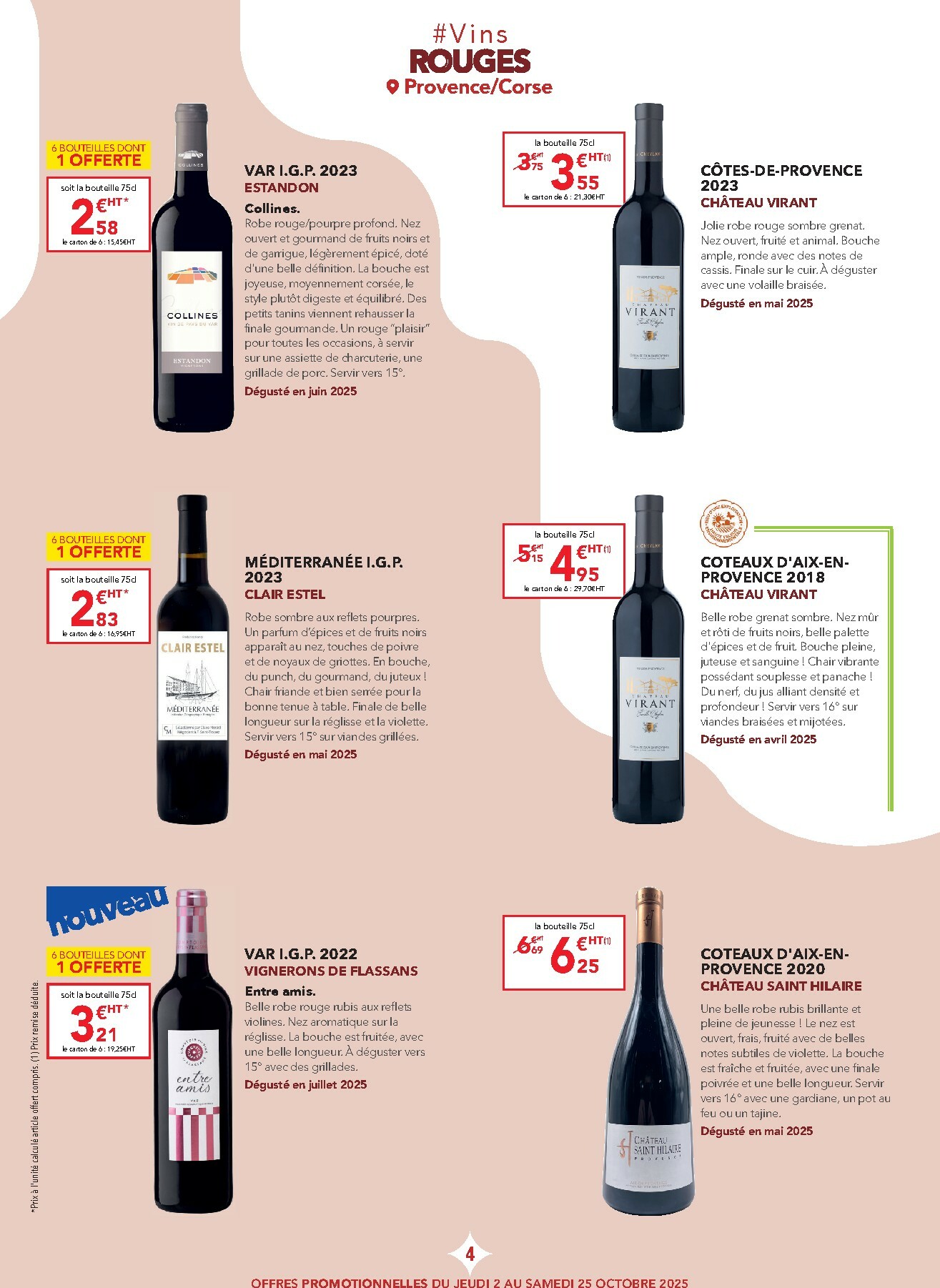 metro - Catalogue Metro - Carte des vins Provence valable du 02/10 au 25/10 - page: 4