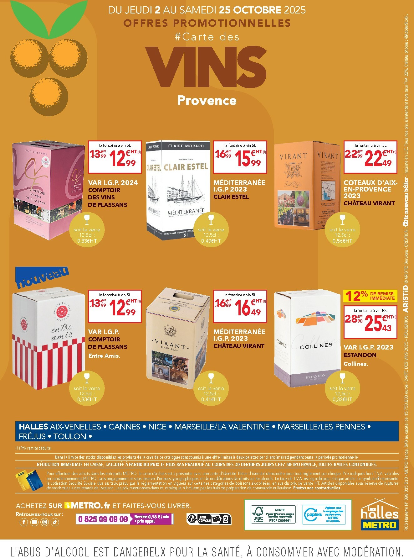 metro - Catalogue Metro - Carte des vins Provence valable du 02/10 au 25/10 - page: 12