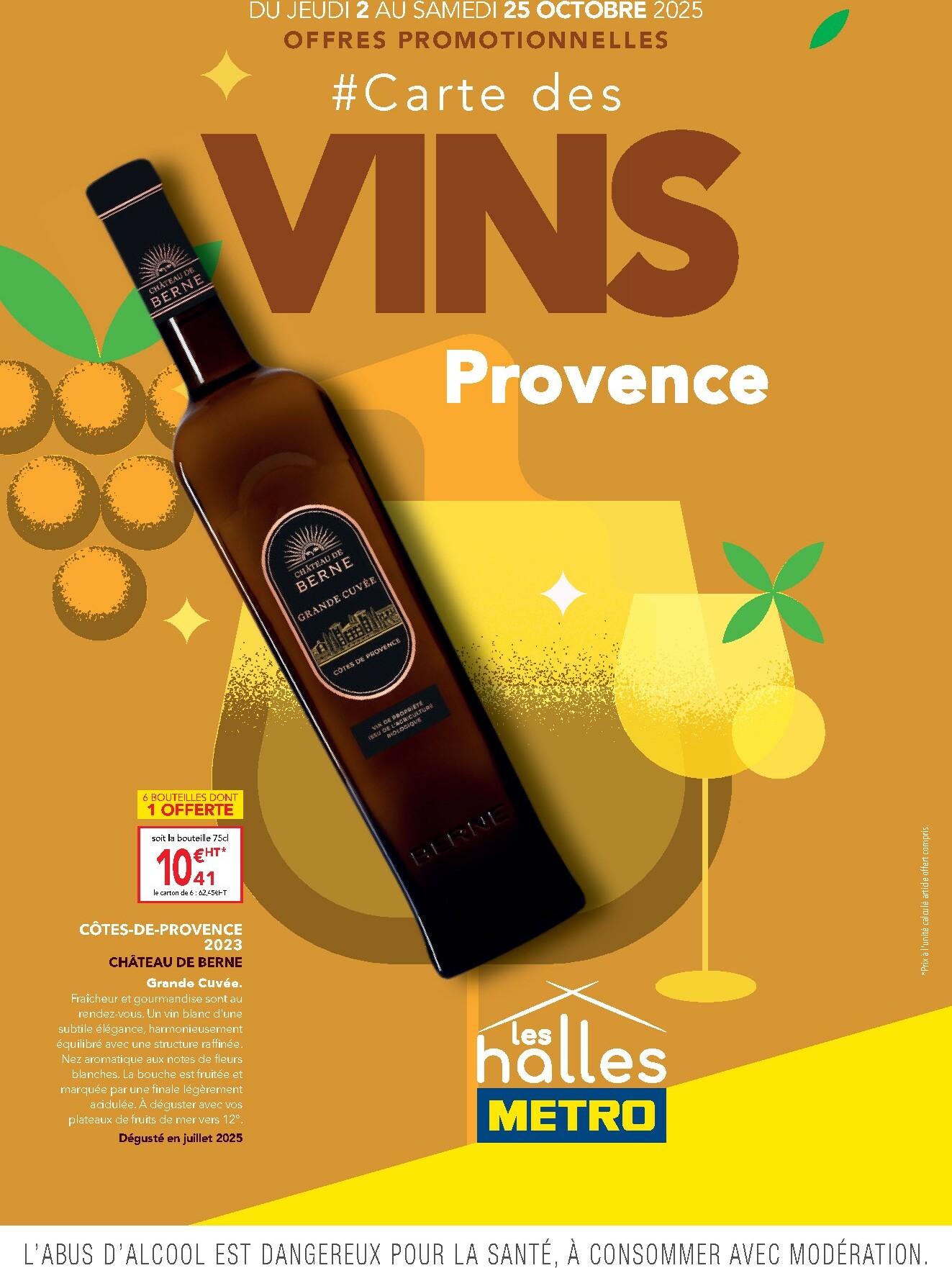 metro - Catalogue Metro - Carte des vins Provence valable du 02/10 au 25/10
