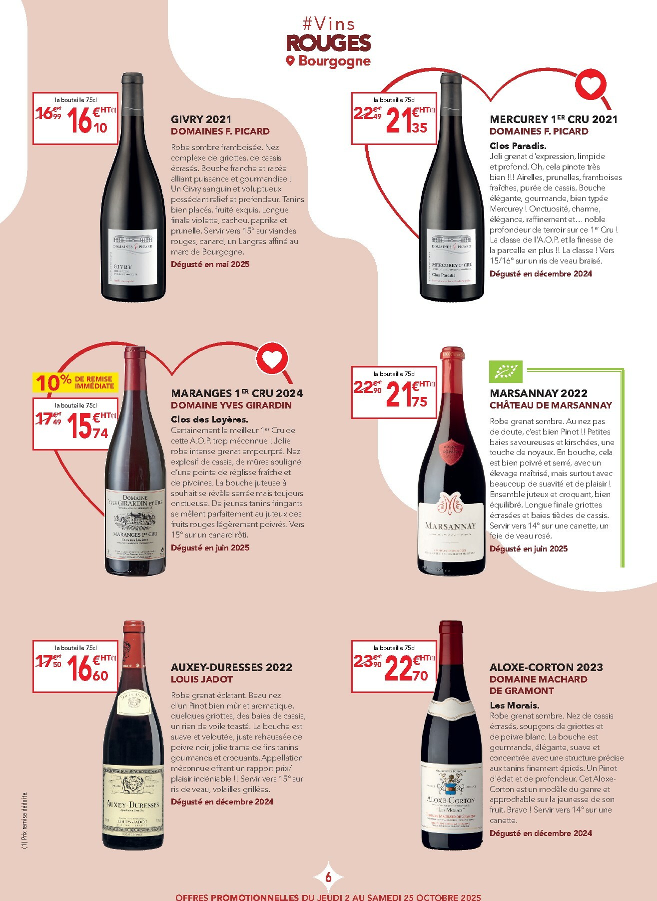 metro - Catalogue Metro - Carte des vins Bourgogne valable du 02/10 au 25/10 - page: 6