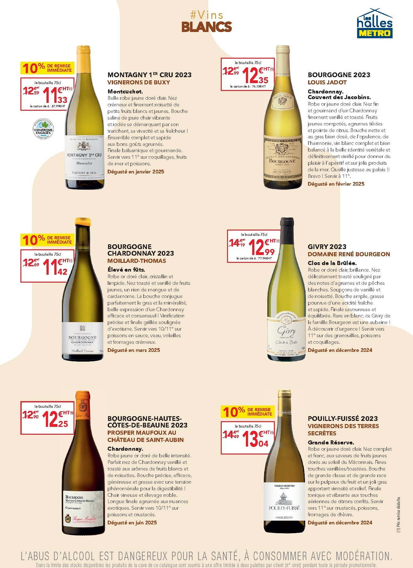 metro - Catalogue Metro - Carte des vins Bourgogne valable du 02/10 au 25/10 - page: 3