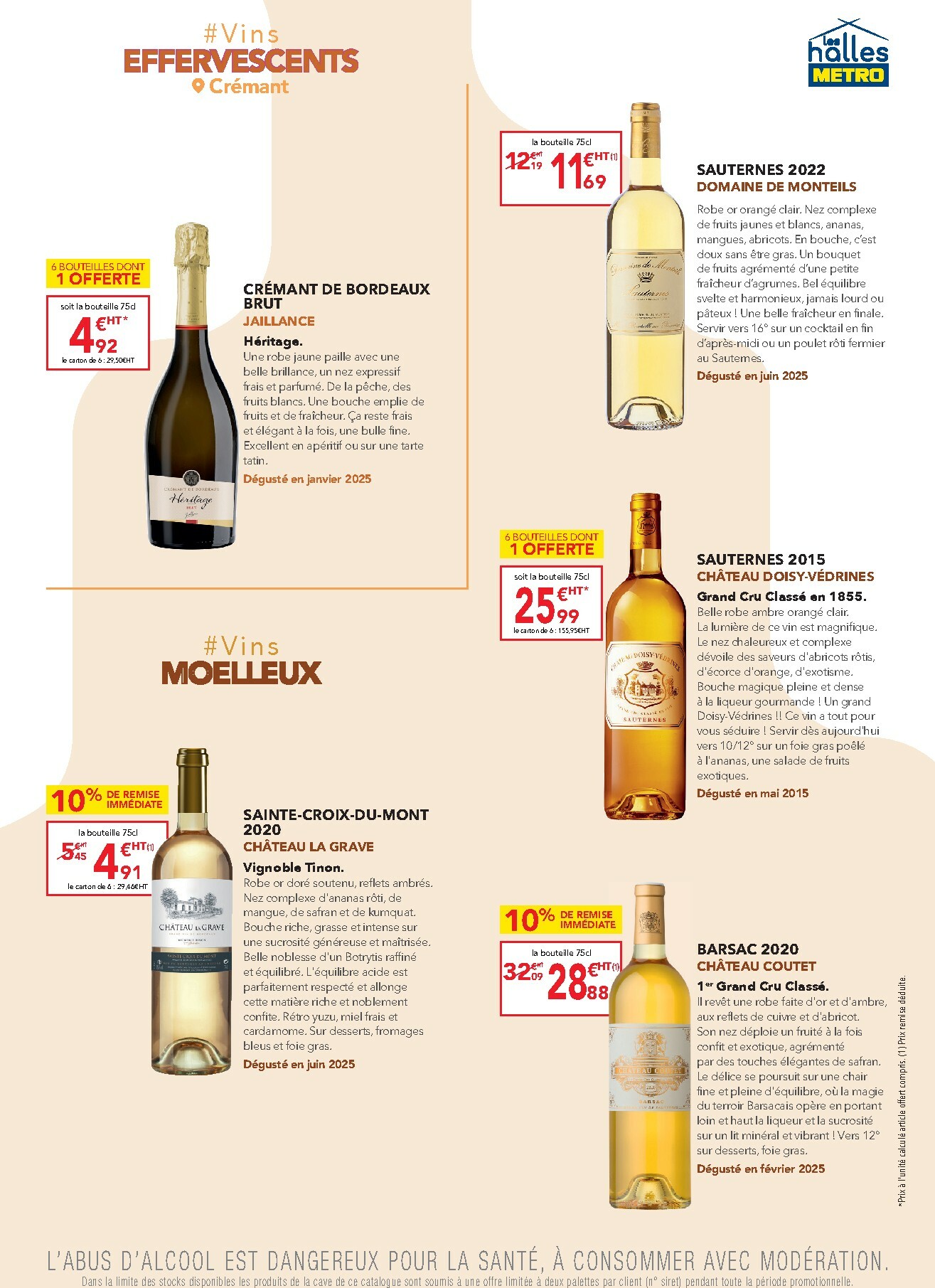 metro - Catalogue Metro - Carte des vins Bordeaux valable du 02/10 au 25/10 - page: 7