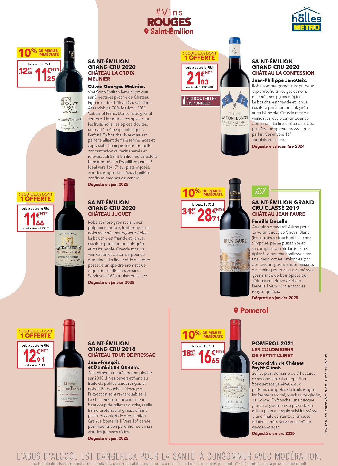 metro - Catalogue Metro - Carte des vins Bordeaux valable du 02/10 au 25/10 - page: 5