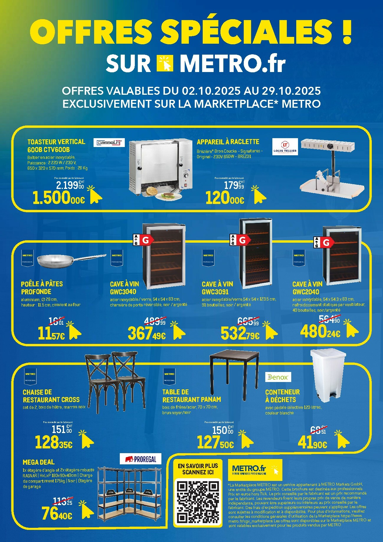 metro - Catalogue Metro - Offres spéciales - Exclusivités Marketplace valable du 02/10 au 29/10